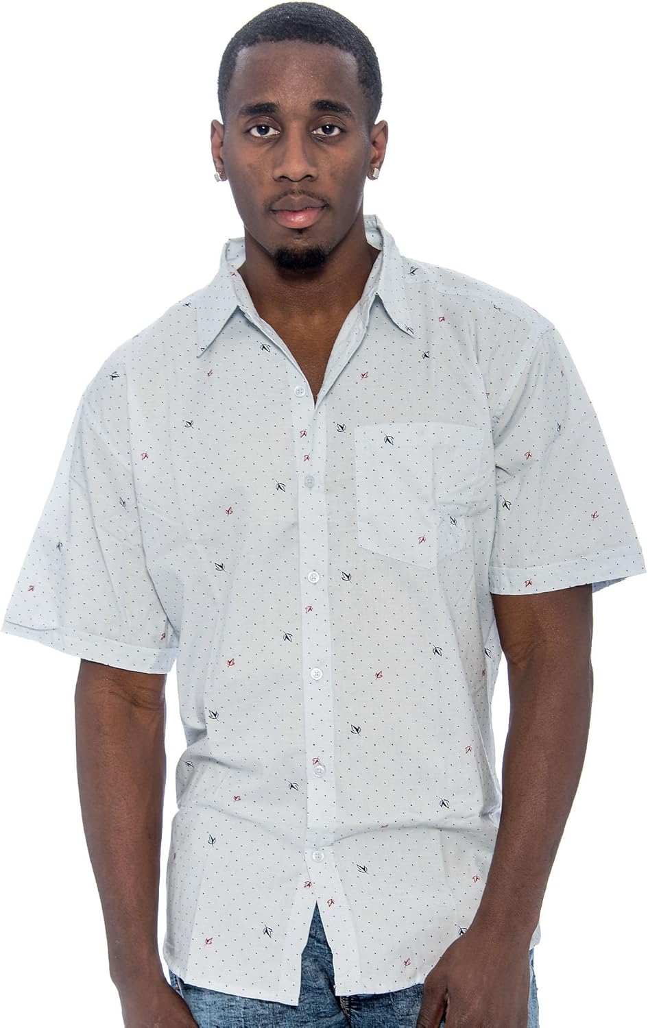 Patterned button down Outlet