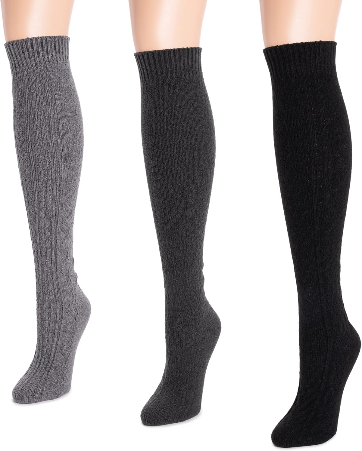 MUK LUKS womens Microfiber Socks (3 Pair Pack) - Image 5