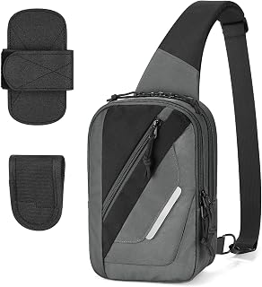 CVLIFE CCW Sling Bag for Men, Tactical EDC Concealed Carry Chest Pack