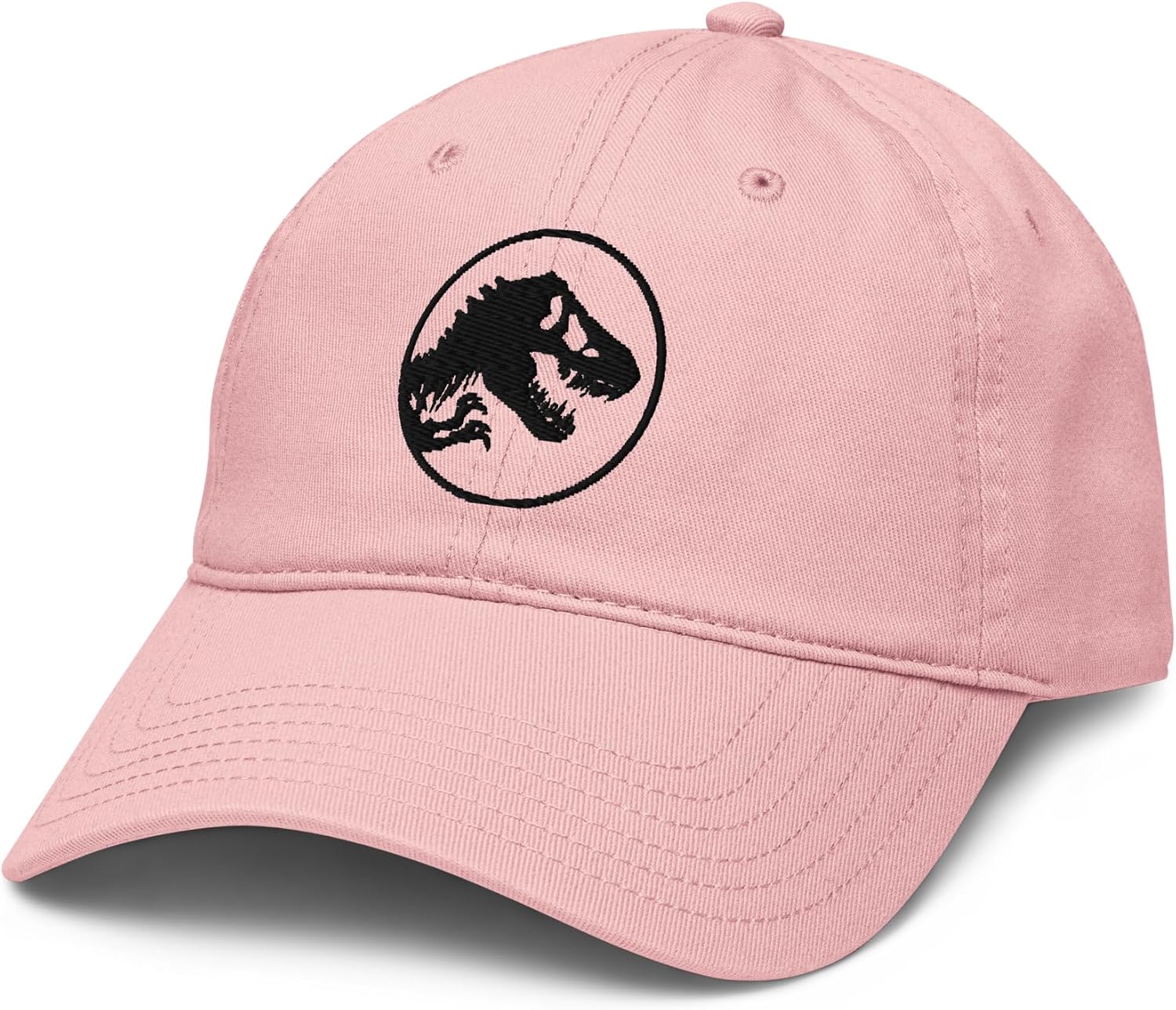 Jurassic Park Classic Black Icon Silhouette Adjustable Baseball Hat