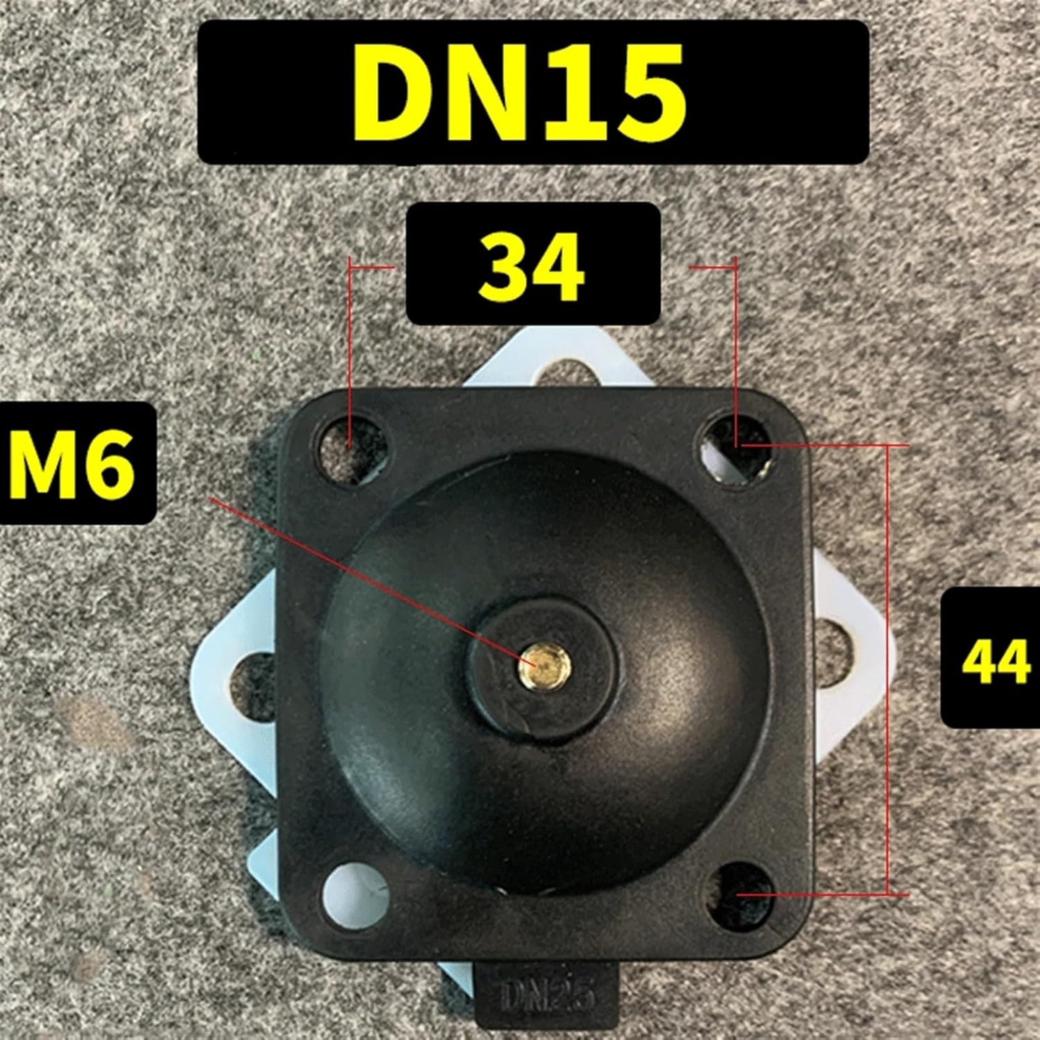 DN8/10/15/20/25/32/40/50/65/80 PTFE EPDM Sanitary Sealing Diaphragm Gasket For Valve Homebrew(DN15 44mm Splitting)