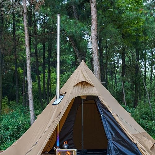 Miniatura 7 de SoloWilder Gato de estufa de tienda caliente DIY con solapa de lluvia 9.4 "x 9.4"