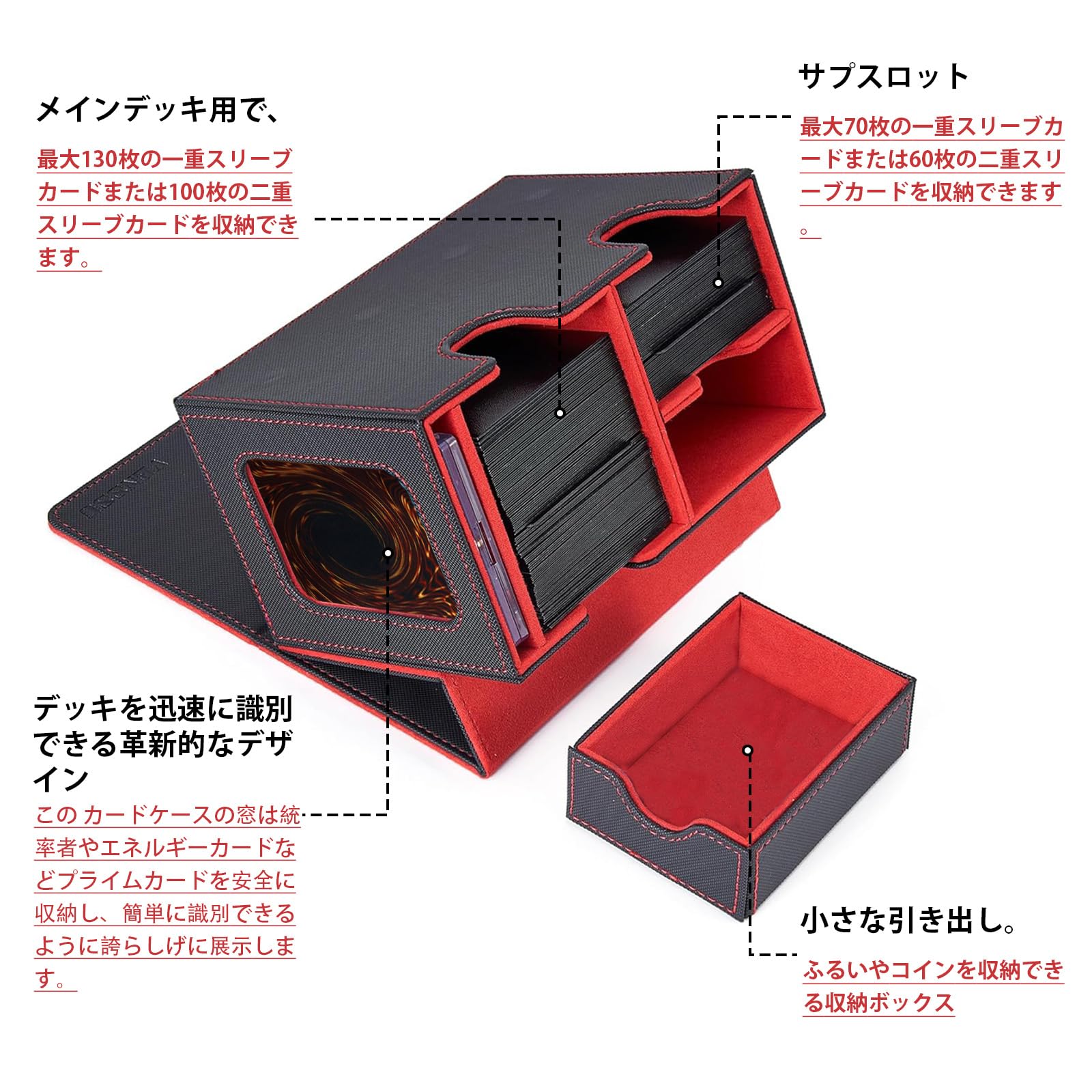 Amazon.co.jp: デッキケース トレカケース カードディスプレイ