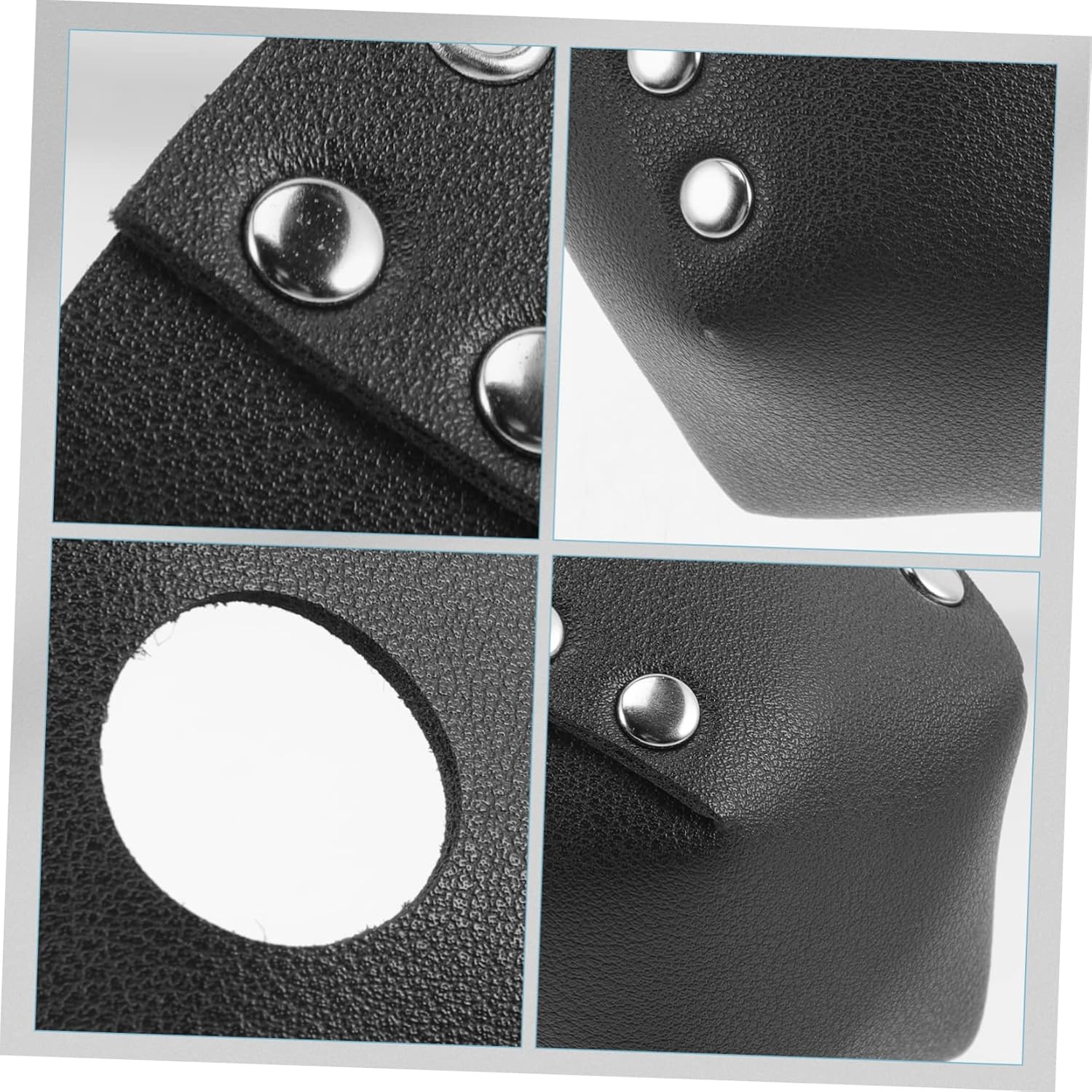 balacoo 6pairs Skates Toe Guards Toe Protector Guard for Roller Skates Protective Leather