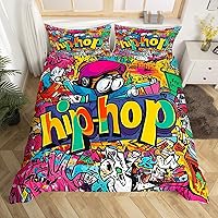 Vista 35 de Juego de funda de edredón de pavo real, tamaño Queen, color verde, lindo diseño de animales, estampado de plumas de pavo real, juego de funda