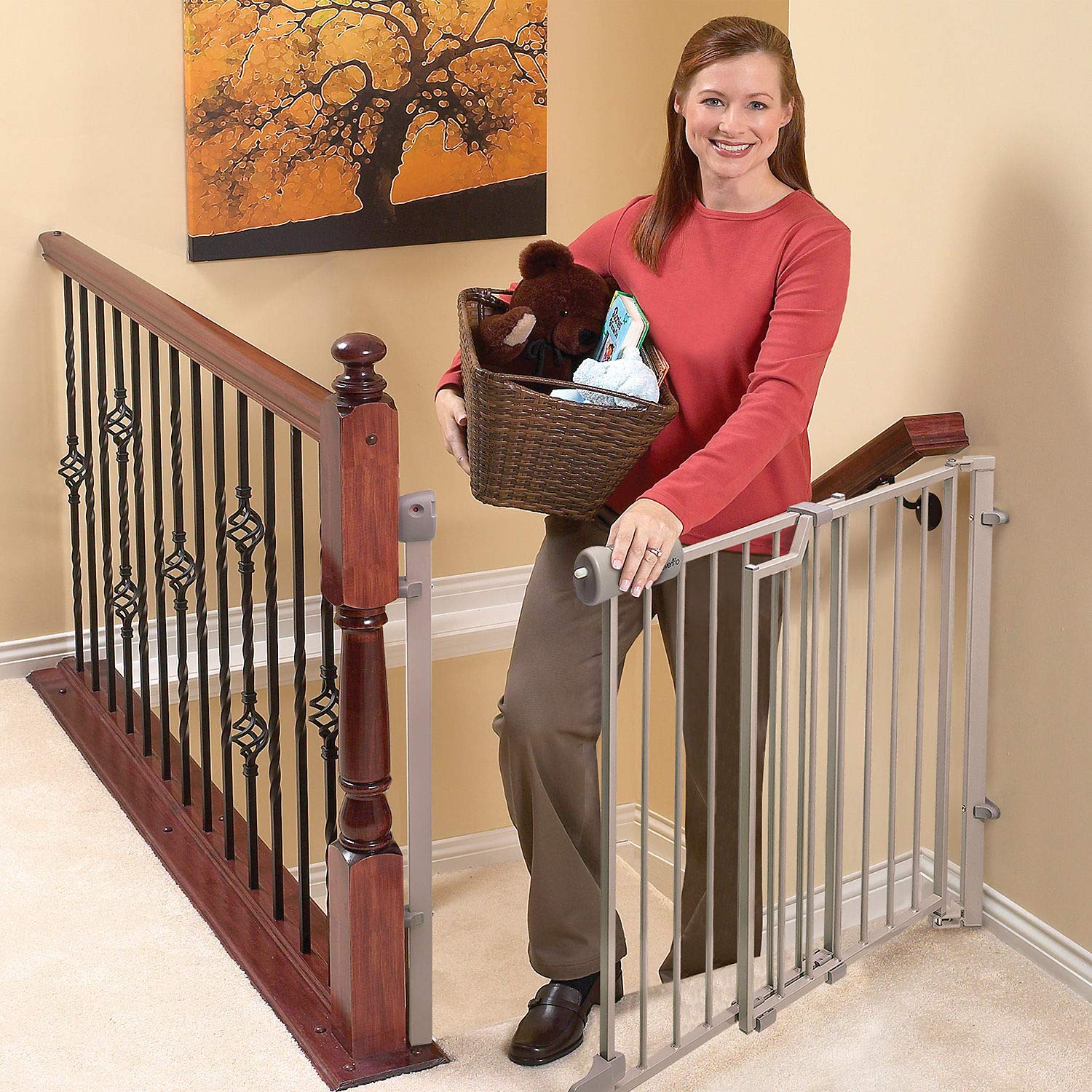 Evenflo Easy Walk Thru Top Of Stairs Gate 2