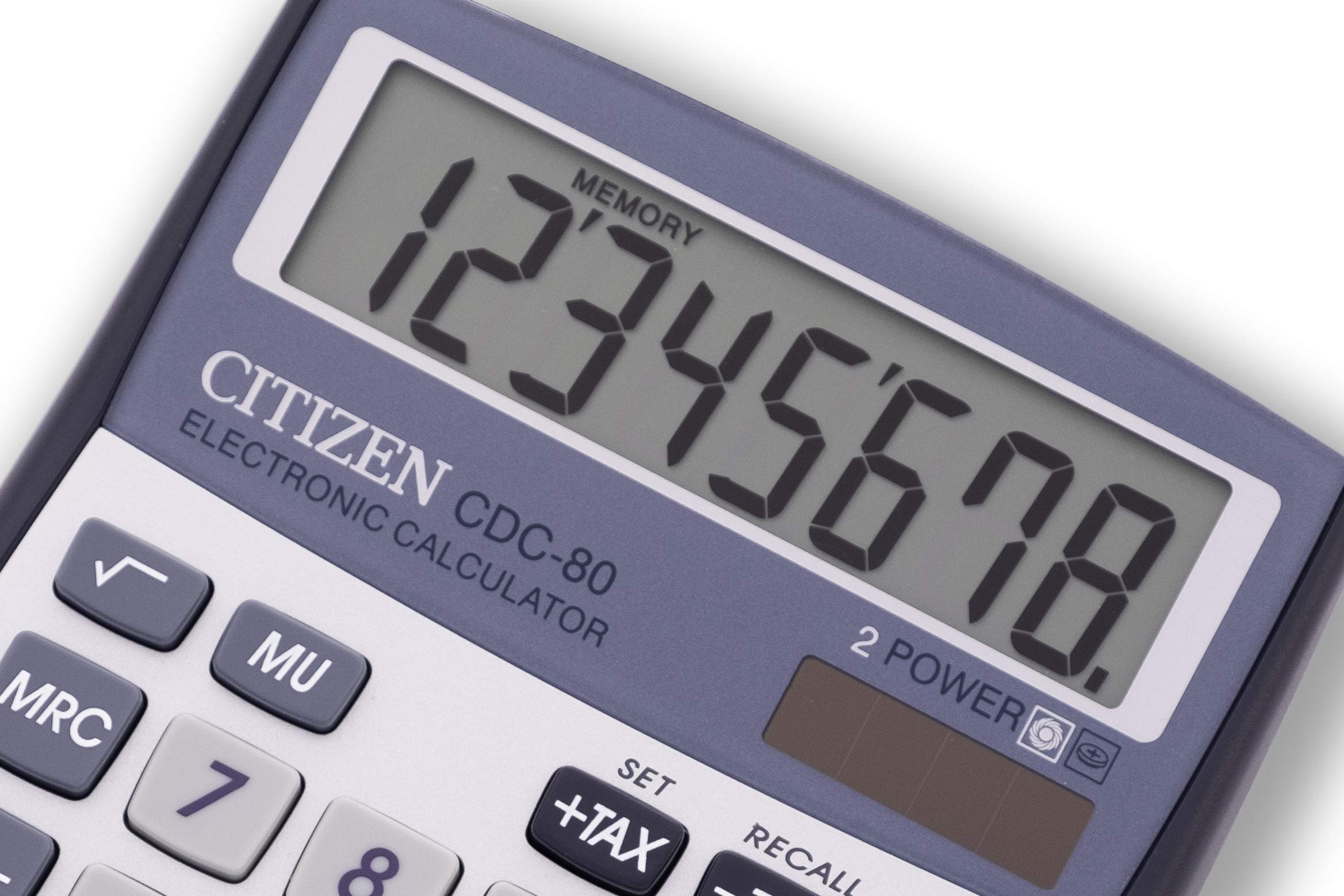Citizen Calculatrice pour le bureau et la maison Gris/Argent