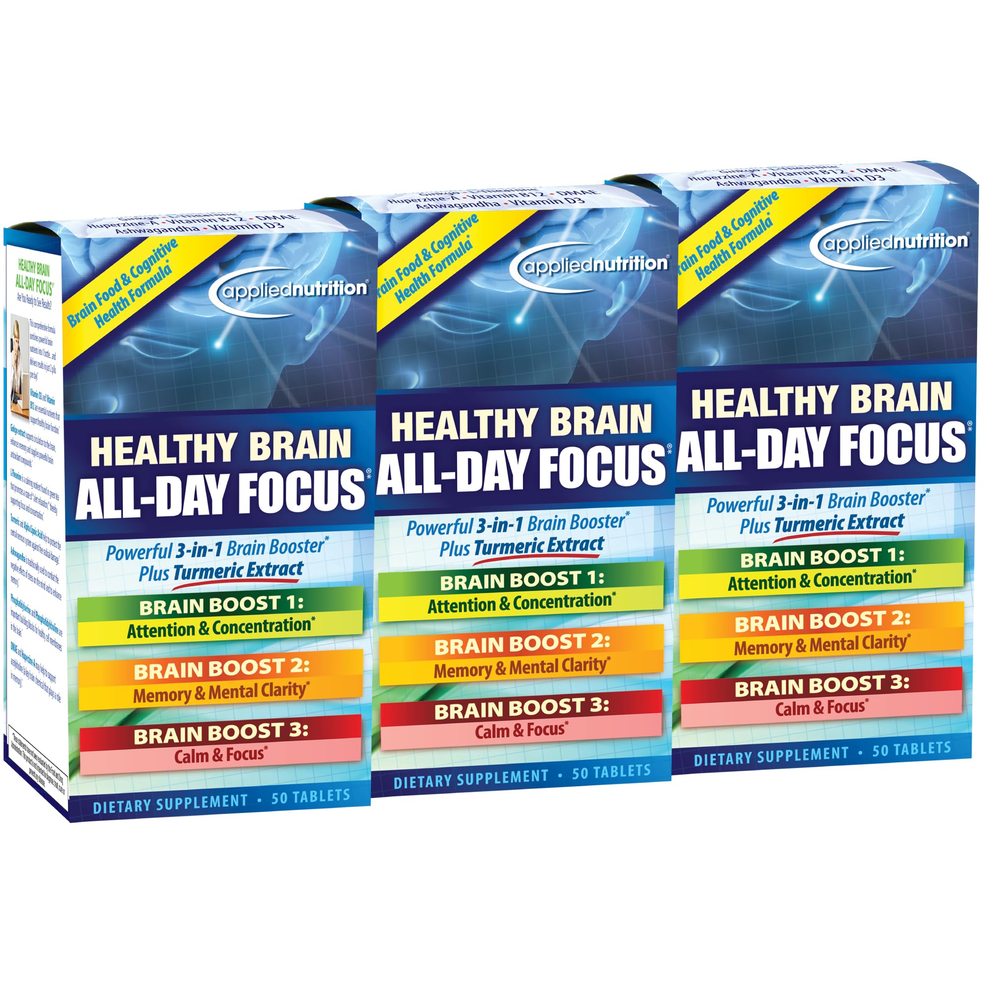 Applied Nutrition Healthy Brain All-Day Focus Cognitive Support — Amazon image 8