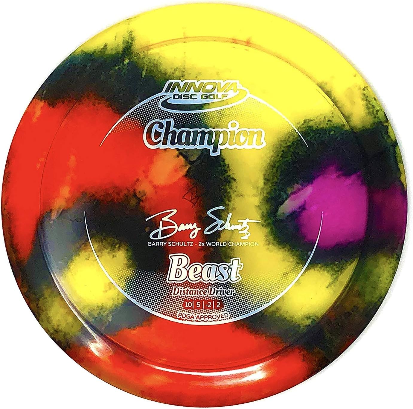 Innova I-Dye Champion Beast Disc Golf Driver - Colors and Designs Will Vary (170-175g)