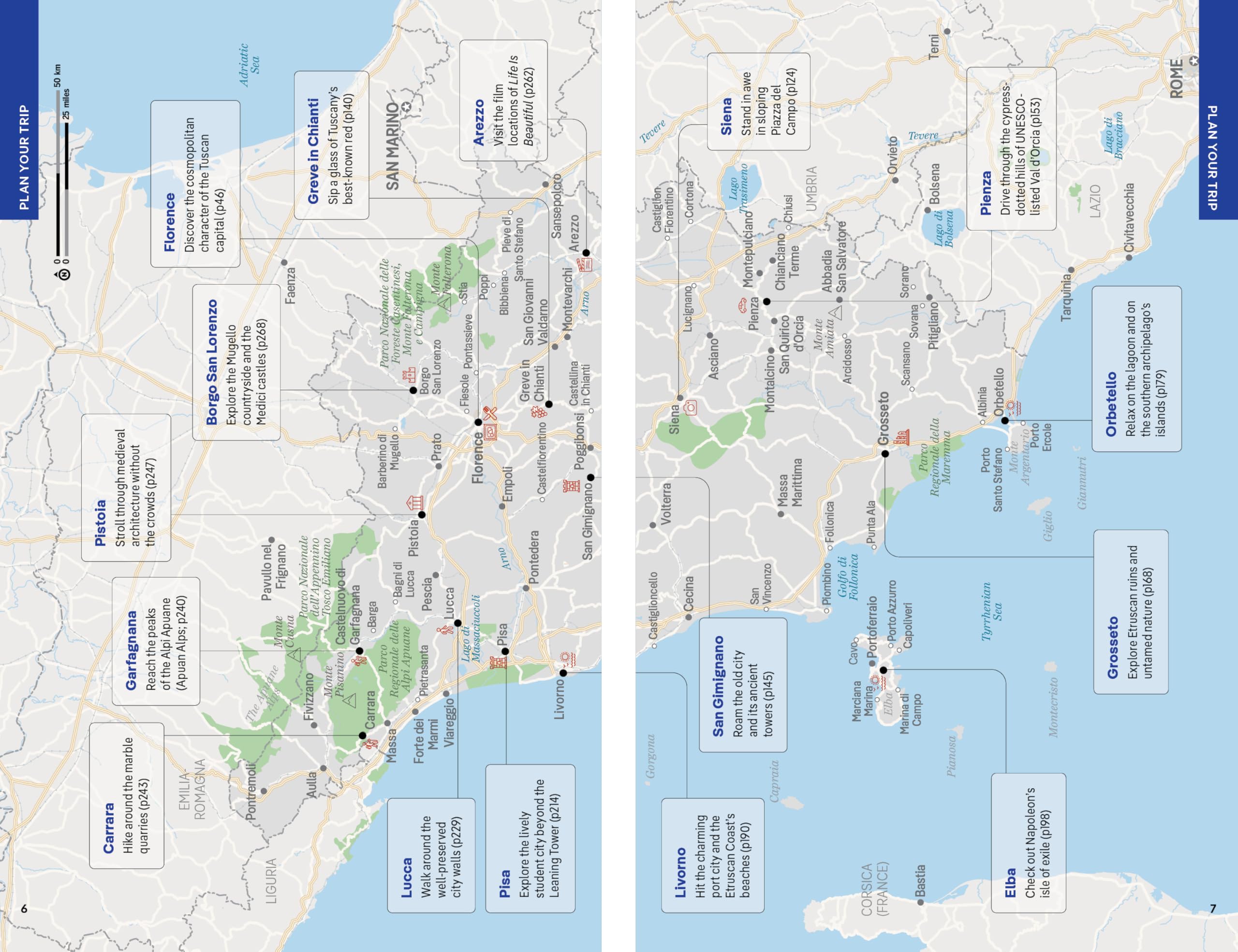Florence & Tuscany 14ed -anglais-: Detailed Itineraries Travel Like a Local Insider Tips Covers Florence, Siena, Pisa, Elba, and More