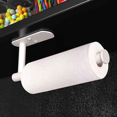 Vista 11 de VAEHOLD Soporte adhesivo para toallas de papel montado en la pared, acero inoxidable SUS304 Plata