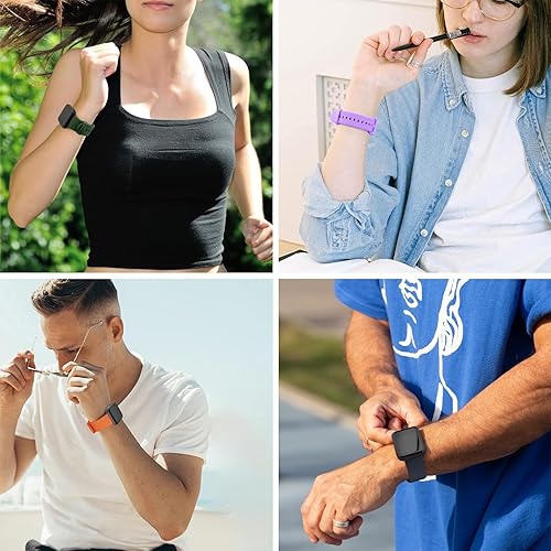 Miniatura 7 de Correas compatibles con Xiaomi Mi Watch Lite Correa de repuesto [10 paquetes] Correa de silicona suave perfecta para Mi Watch Lite - Pulseras