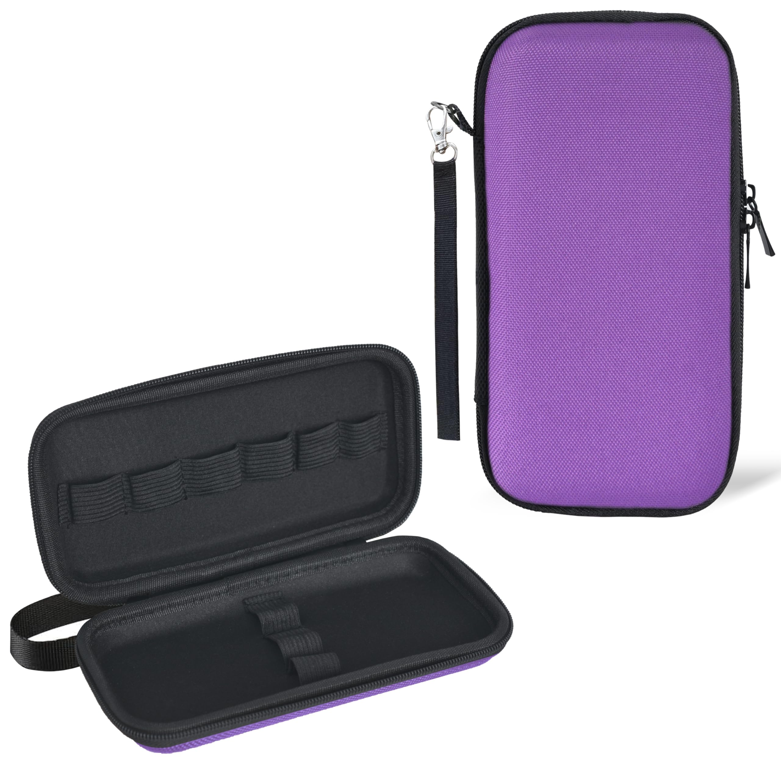 Wolfteeth Smell Proof Hard EVA Travel Caryying Case, Purple