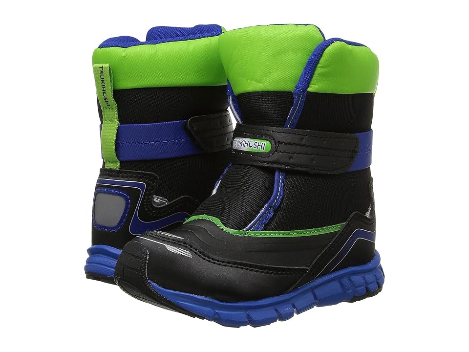 

Tsukihoshi Kids Frost (Toddler/Little Kid) (Black/Green) Boys Shoes