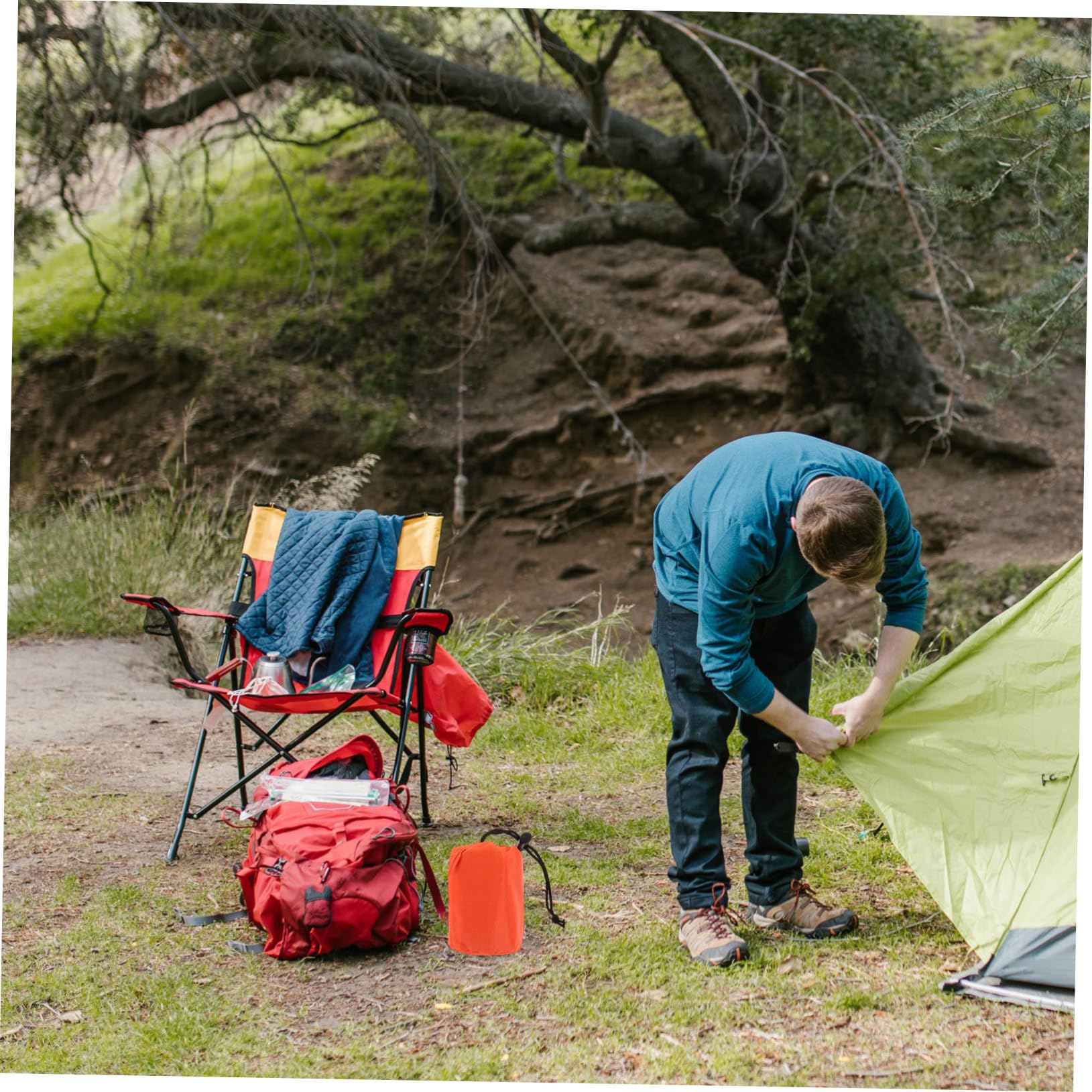 Toyvian 3juego Saco Vivac De Emergencia Saco De Dormir Térmico Portátil para Acampar Al Aire Refugio De Emergencia para Senderismo con Bolsa De Almacenamiento