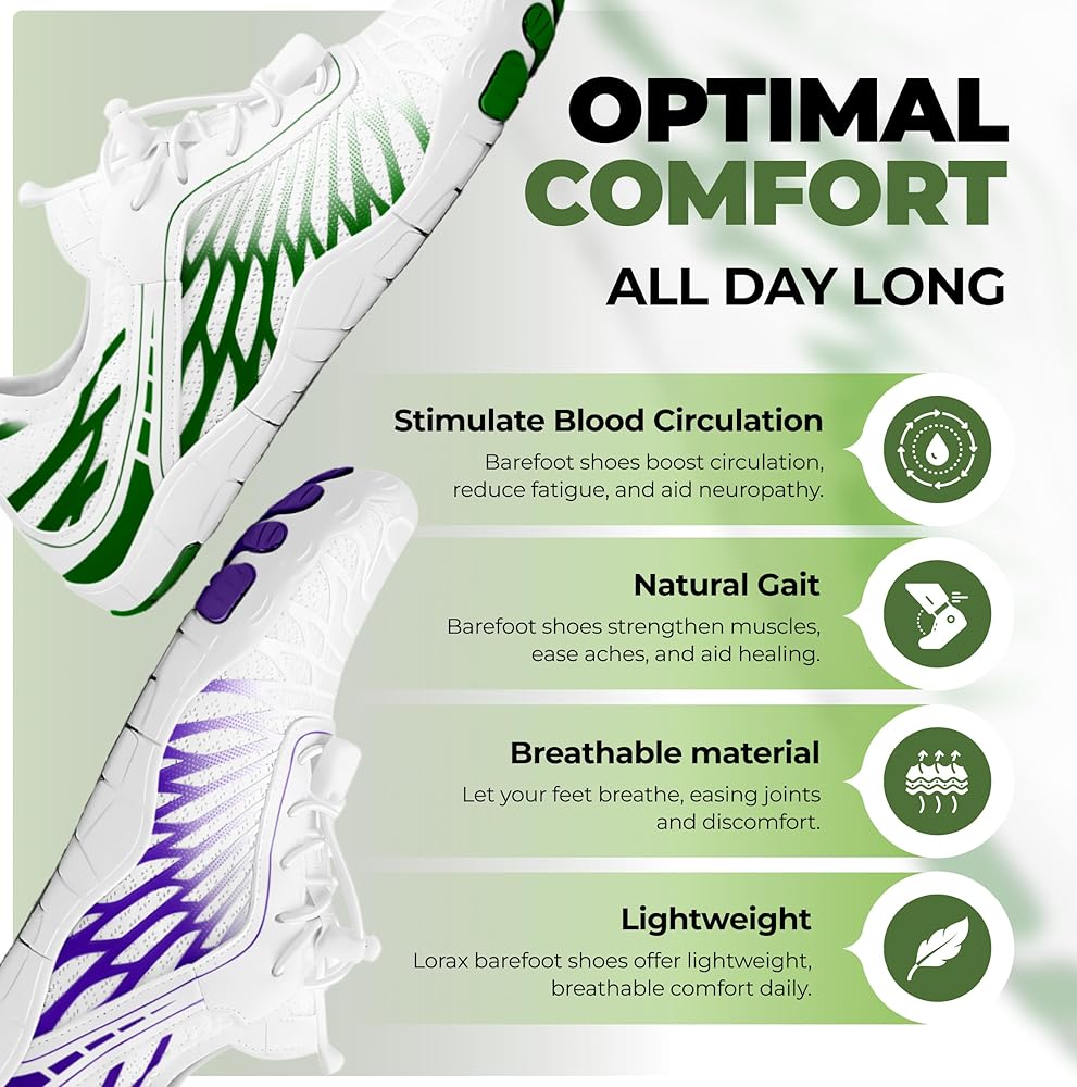 HF Signature Non-Slip Barefoot Hiking Shoes Unisex 5