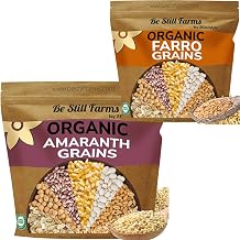 Be Still Farms Organic Amaranth Grains and Organic Farro Grains Set