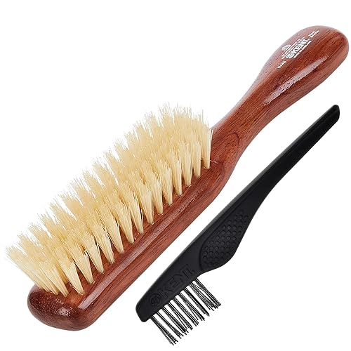 Kent DA4S Finest - Cepillo de pelo estrecho para mujer, madera Danta, cerdas blancas suaves, pelo fino o delgado, promueve el brillo y estimula el disponible en Yaxa Costa Rica