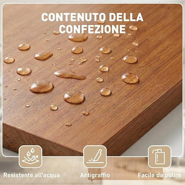 HOMCOM Porta Scorrevole Interna Muro 90x210 cm, Binario Silenzioso in Lega di Alluminio, Kit Ferramenta, Guida, Porta da Interno in Stile Minimalista, in MDF, Impermeabile, per Cucina, Bagno, Ufficio - 3