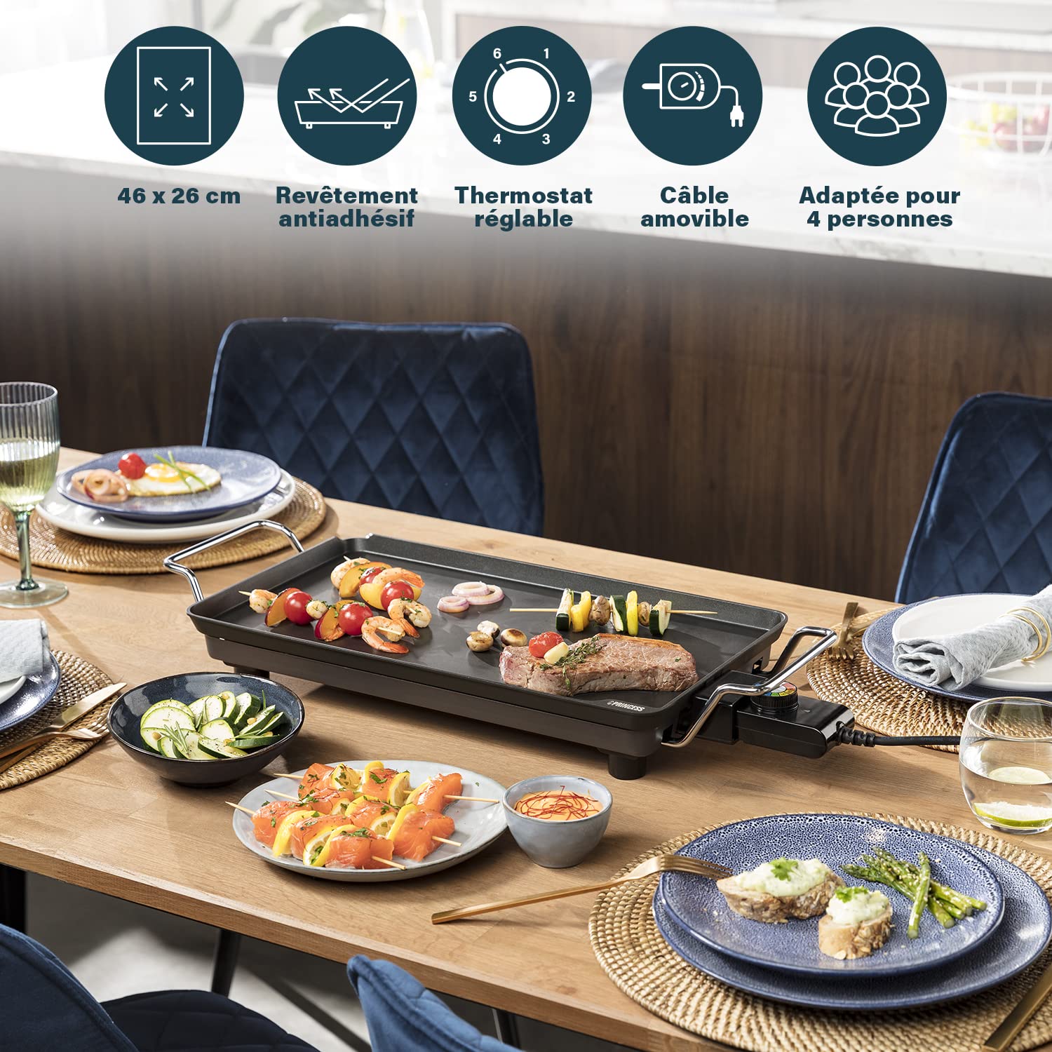 Princess Teppanyaki 102300 Table Chef Pro