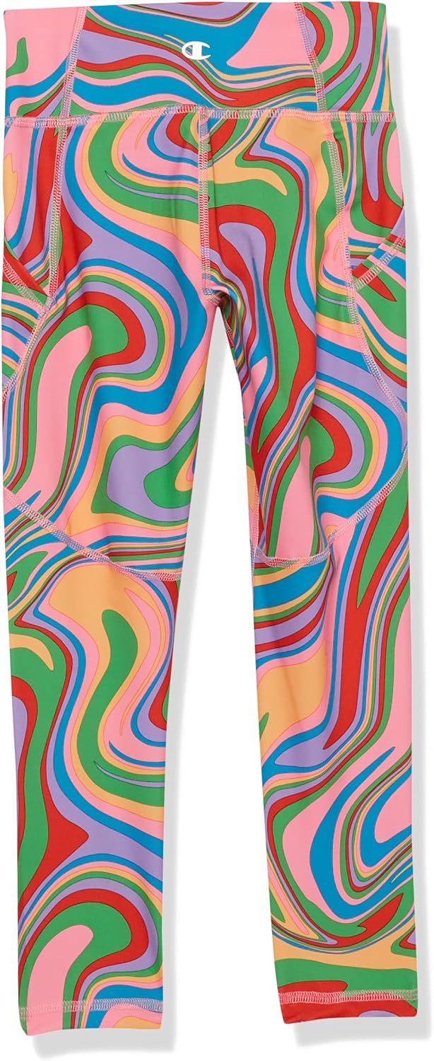 [Champion] レギンス Leggings, with Pockets Girls, Cute Leggings for Ki