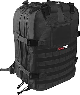 MediTac Deluxe Special Ops Tactical Field Medical Stomp Pack | Largest Backpack for all Gear & Equipment - Black