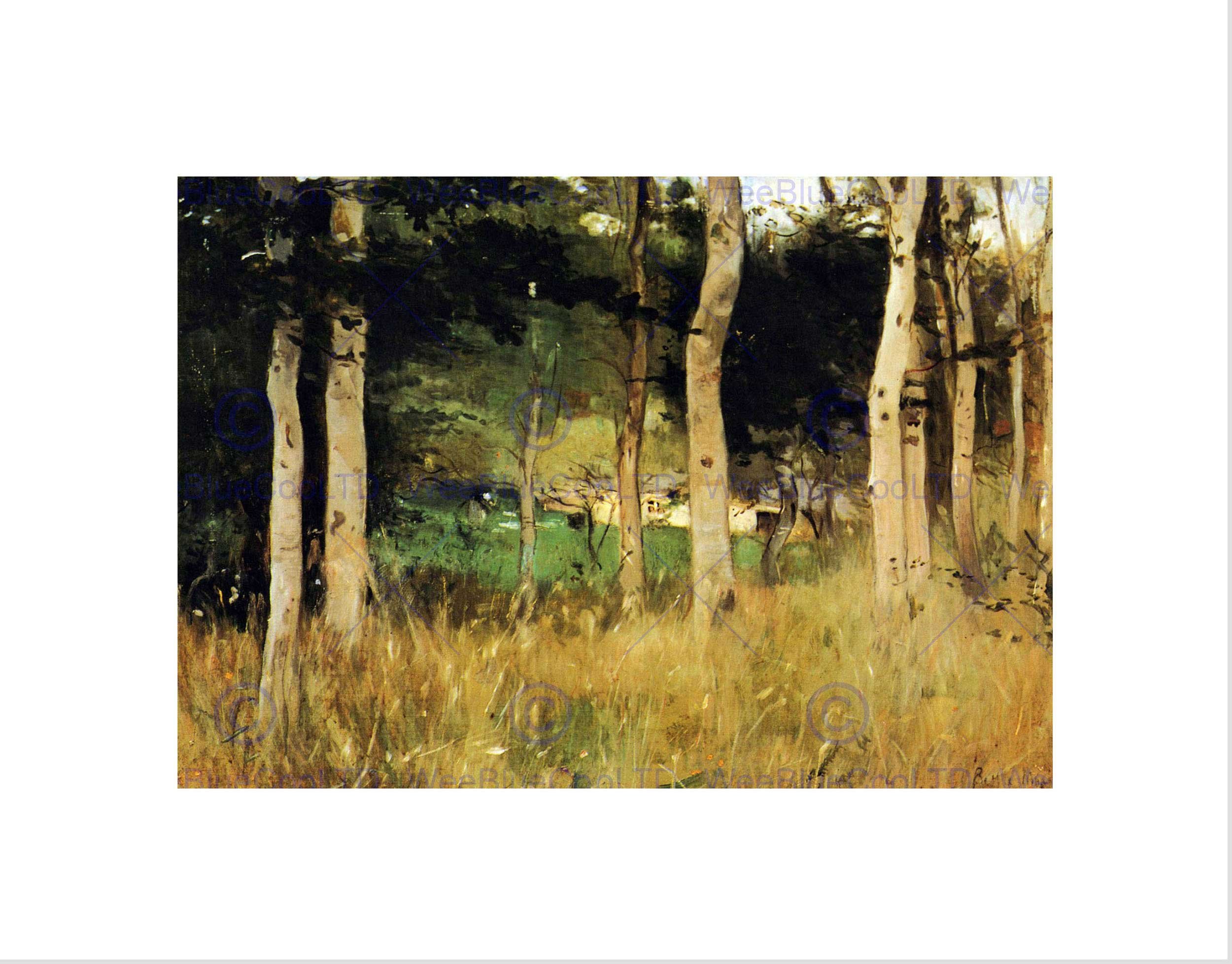 Wee Blue Coo Berthe Morisot Cottage In Normandy Old Master Wall Art Print