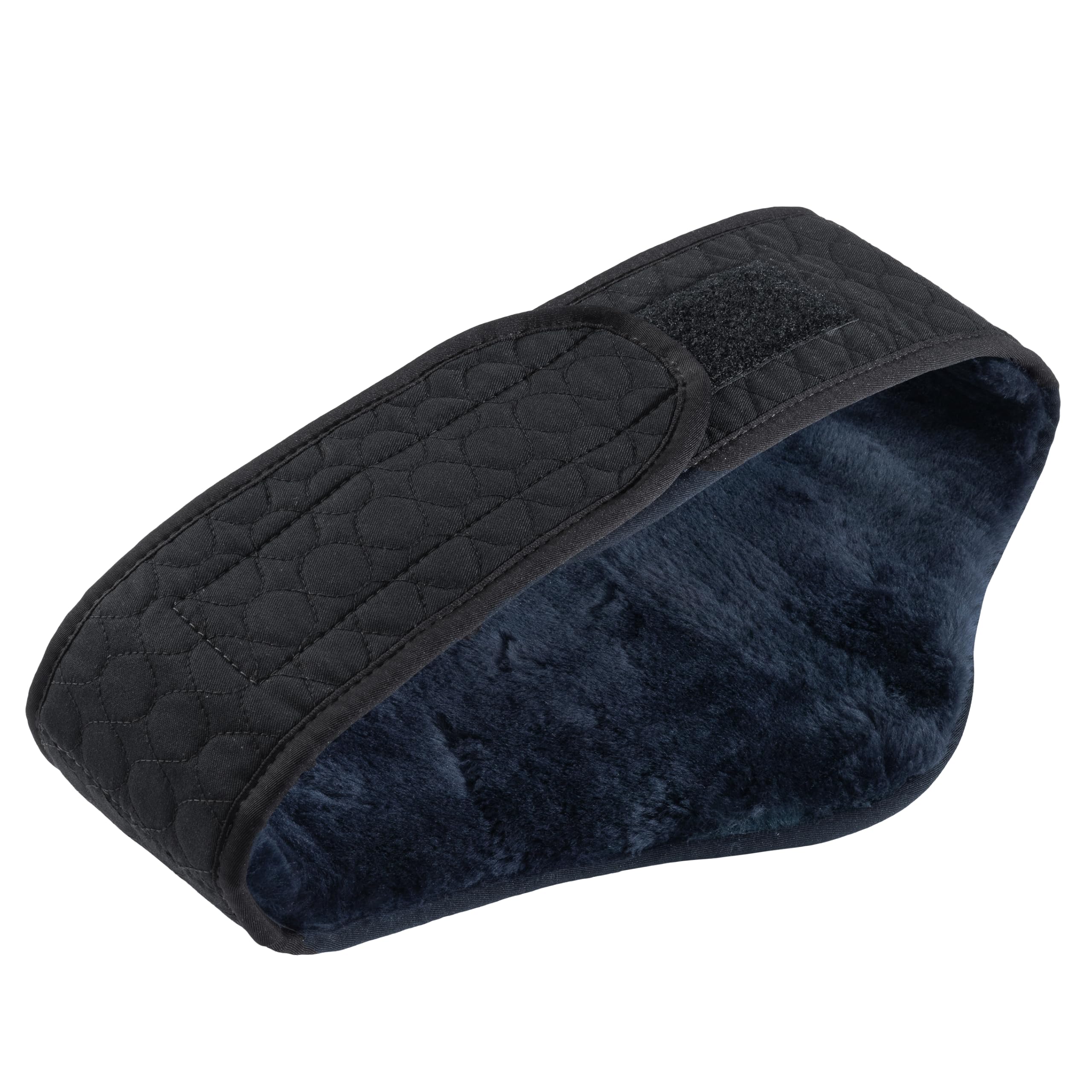 Lammfell-Nierenwärmer von CHRIST – unisex Nierengurt mit Innenseite komplett aus medizinischem, echtem hochwertigem Fell, in der Farbe schwarz-anthrazit und der Größe M (95-110 cm)