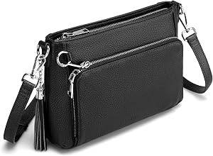befen Genuine Leather Crossbody Bag Medium Shoulder Bag Anti Theft Purse with RFID
