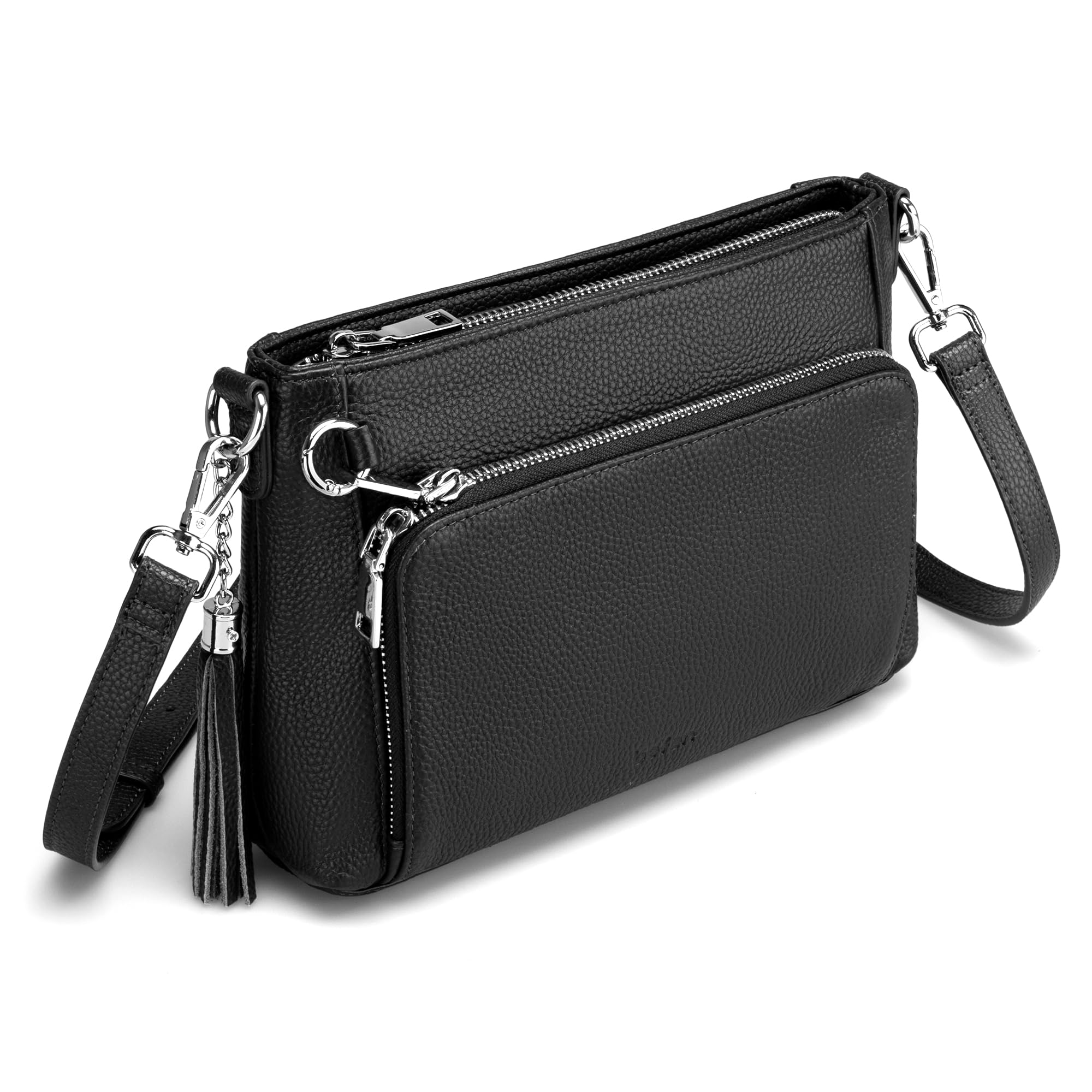 befen Anti Theft Genuine Leather Crossbody Bags for Women