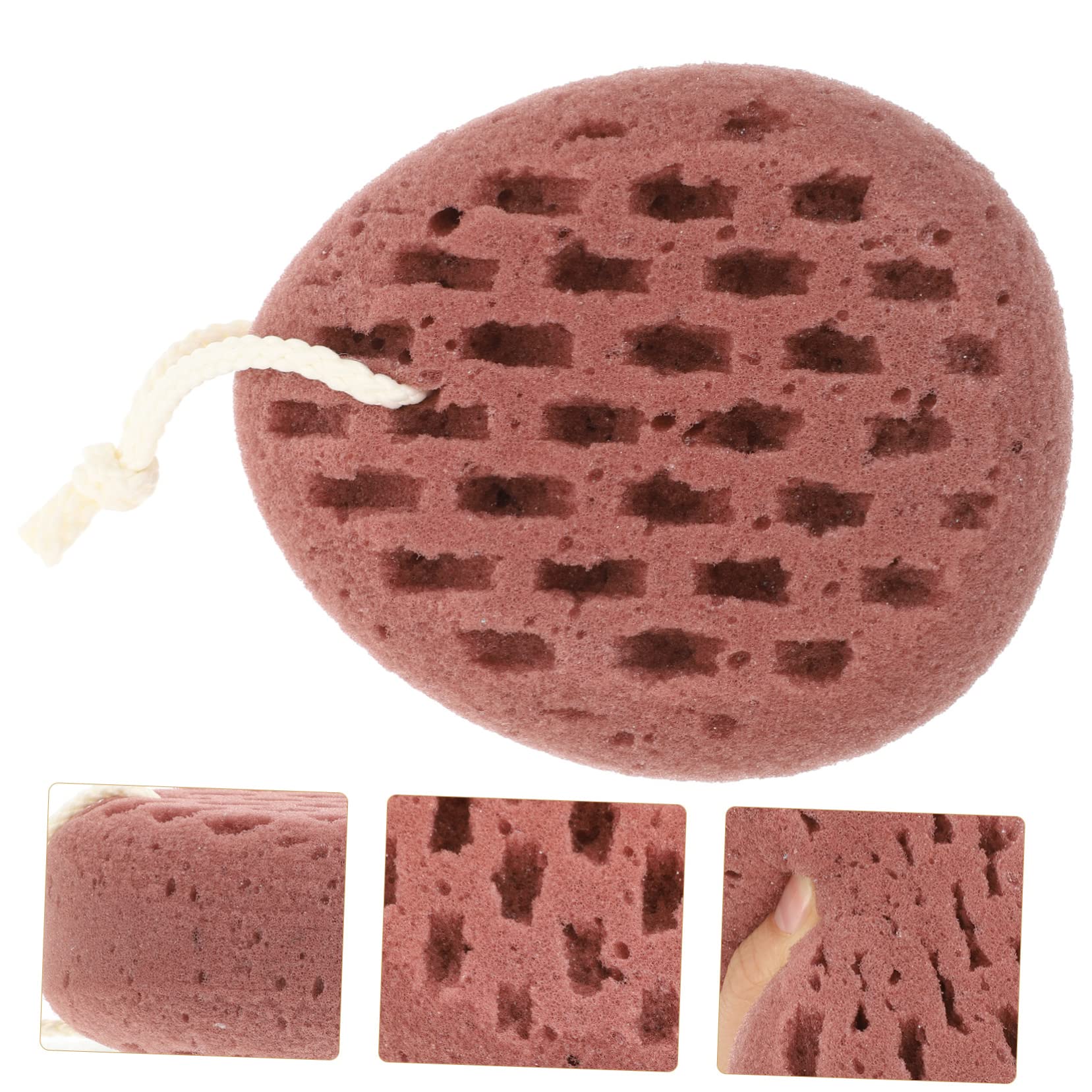 Healeved 4pezzi Spugna Da Bagno Riutilizzabile Per Esfoliazione Del Corpo Spugna Morbida e Resistente Scrubber Per Lavaggio Schiena Strumento Di Pulizia Per Doccia