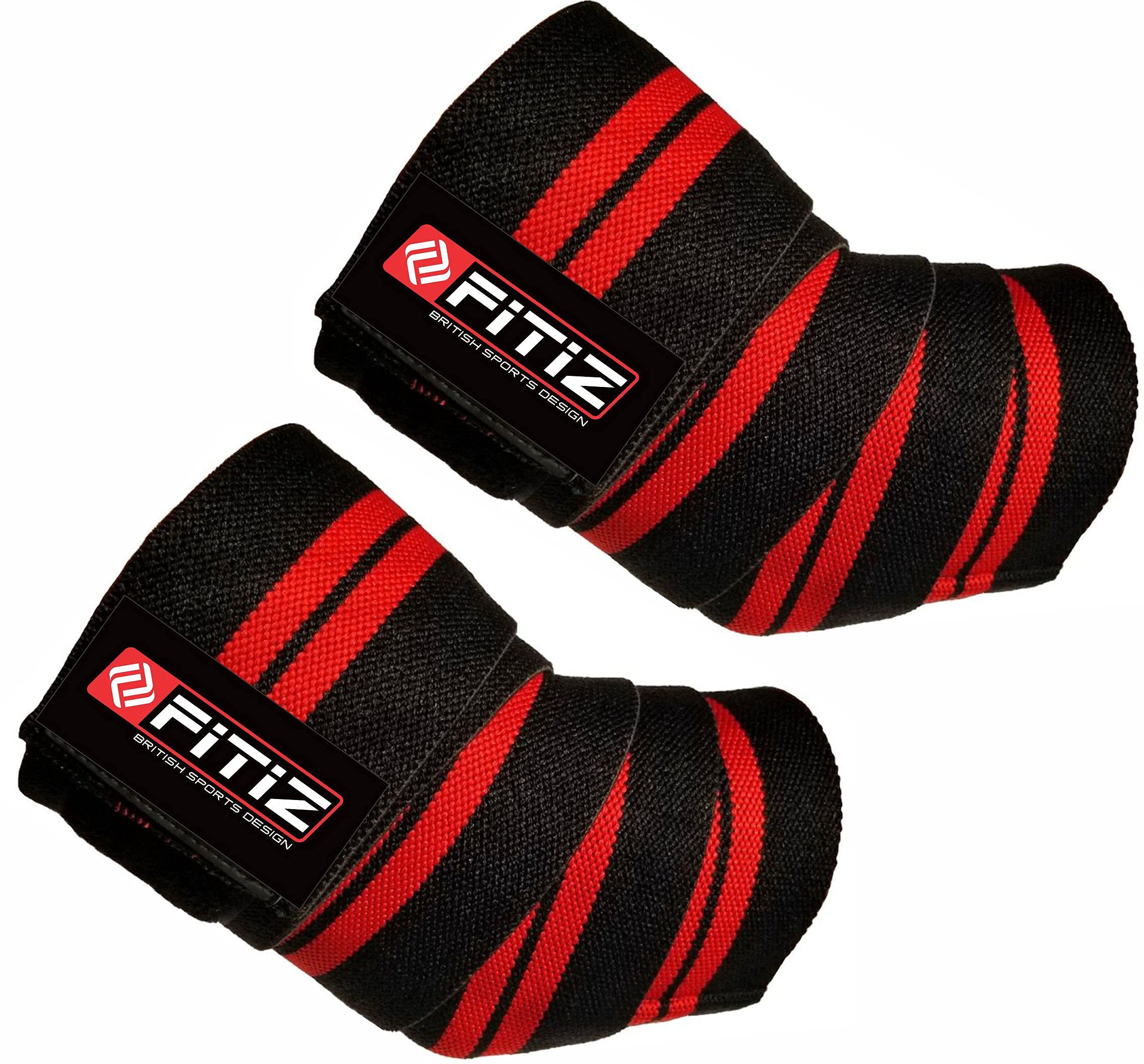Manicotto per gomito - Cinghie per gomito per supporto e compressione per sollevamento pesi, colore: rosso