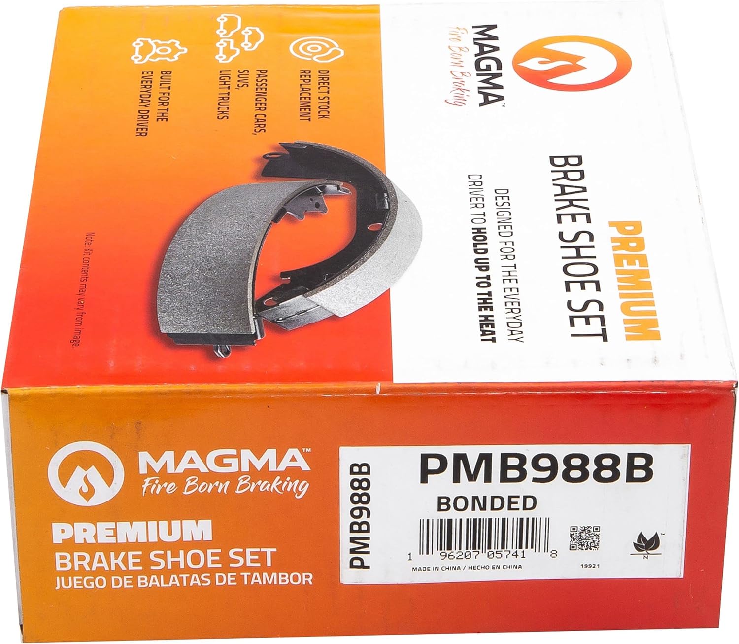 MAGMA Premium PMB988B Brake Shoes