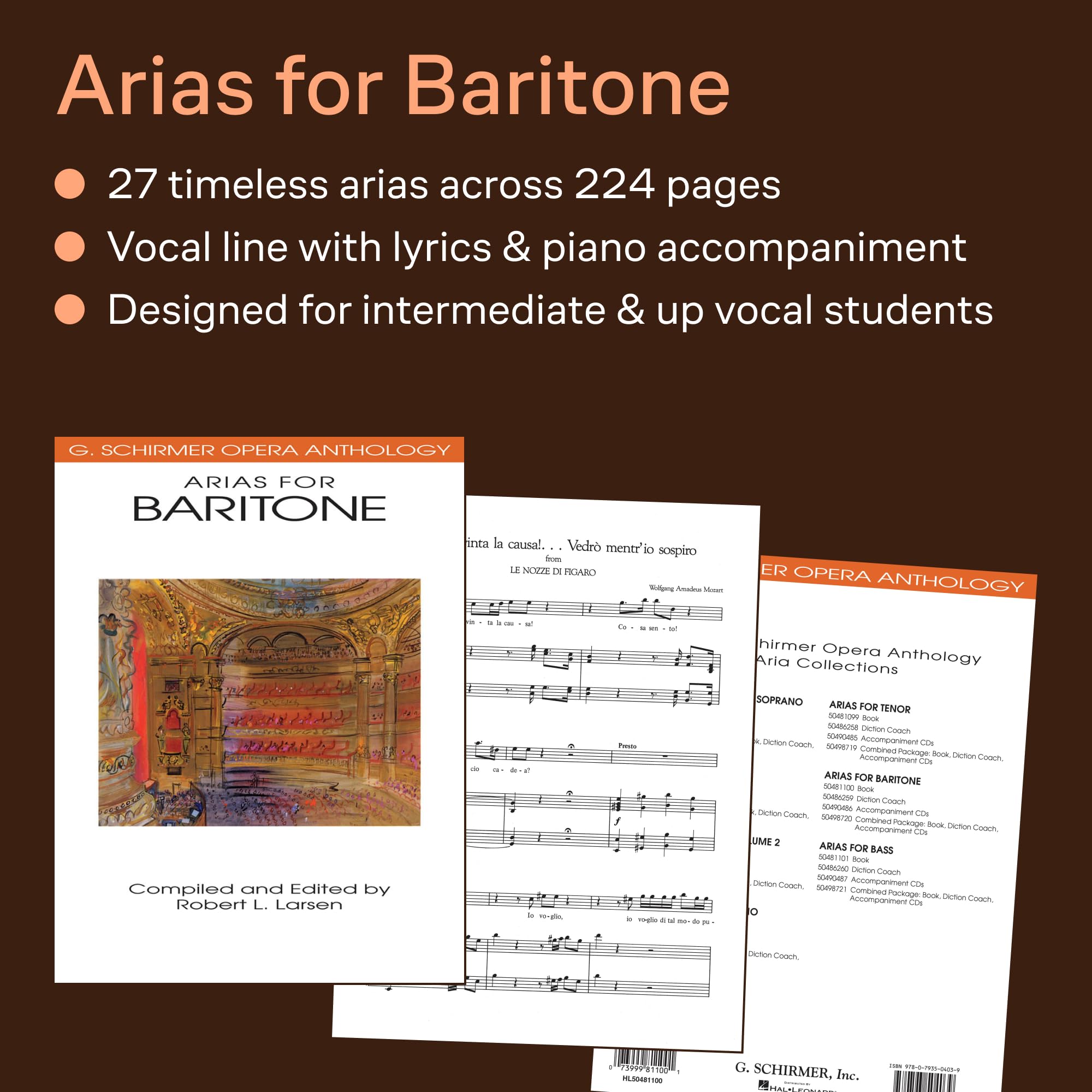 Arias for Baritone