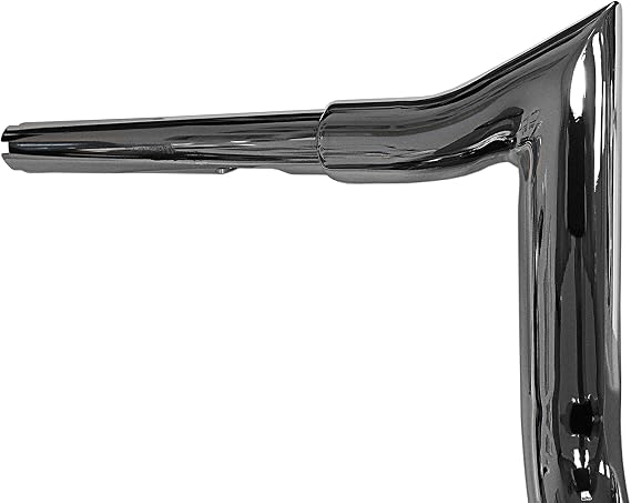 Dominator Industries 1 1/4 Inch Meathook Bagger Ape, 10 Inch Rise, Chrome Compatible With 1996-2022 Electra Glide (FLH), Electra Glide Classic (FLHTC), and Street Glide (FLHX)