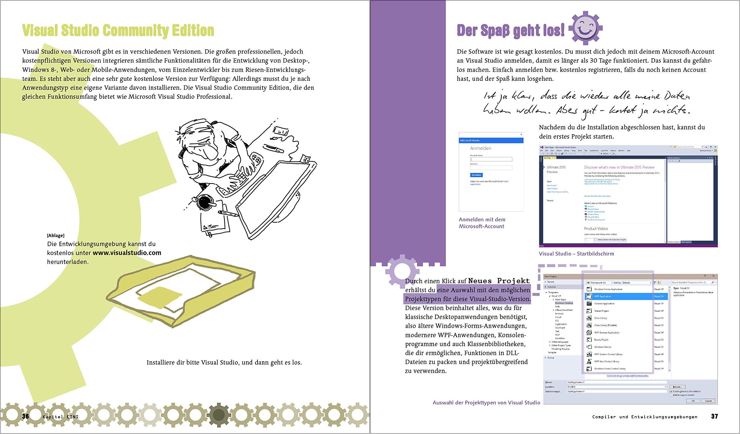 Schrödinger programmiert C#: Das etwas andere Fachbuch