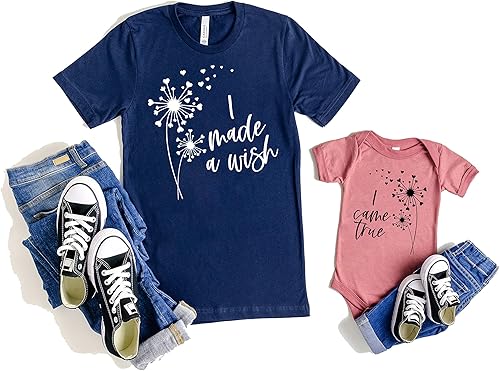 Miniatura 6 de I Made a Wish, I Came True, Mommy and Me Shirt,Gift For Mother's Day, Matching Mommy and Daughter Shirt,Mommy And Baby Matching Outfits