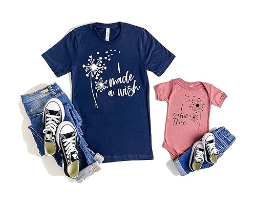 Miniatura 6 de I Made a Wish I Came True Mommy and Me ShirtGift For Mothers Day Matching Mommy and Daughter ShirtMommy And Baby Matching Outfits