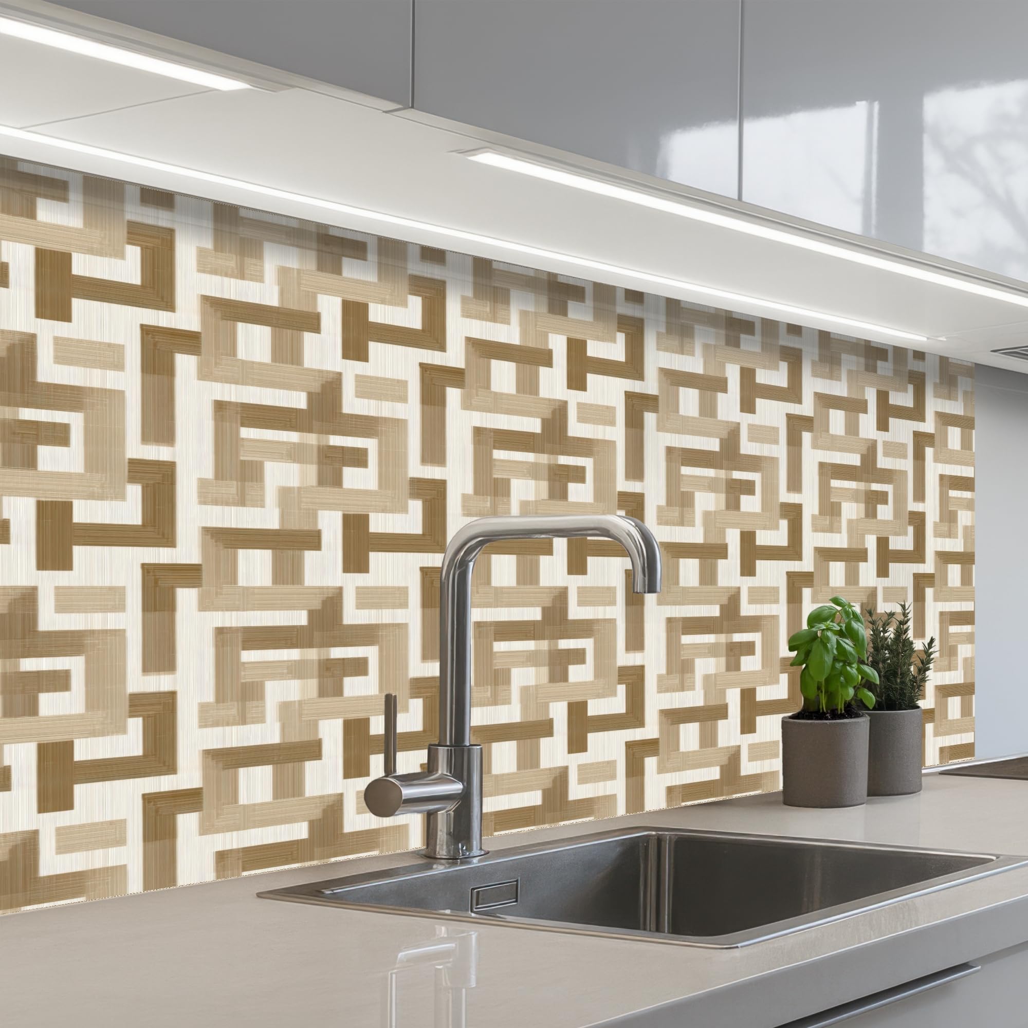 KitchenYeah© Splashback for Kitchen self-Adhesive Sink Splash Splatter — image 1