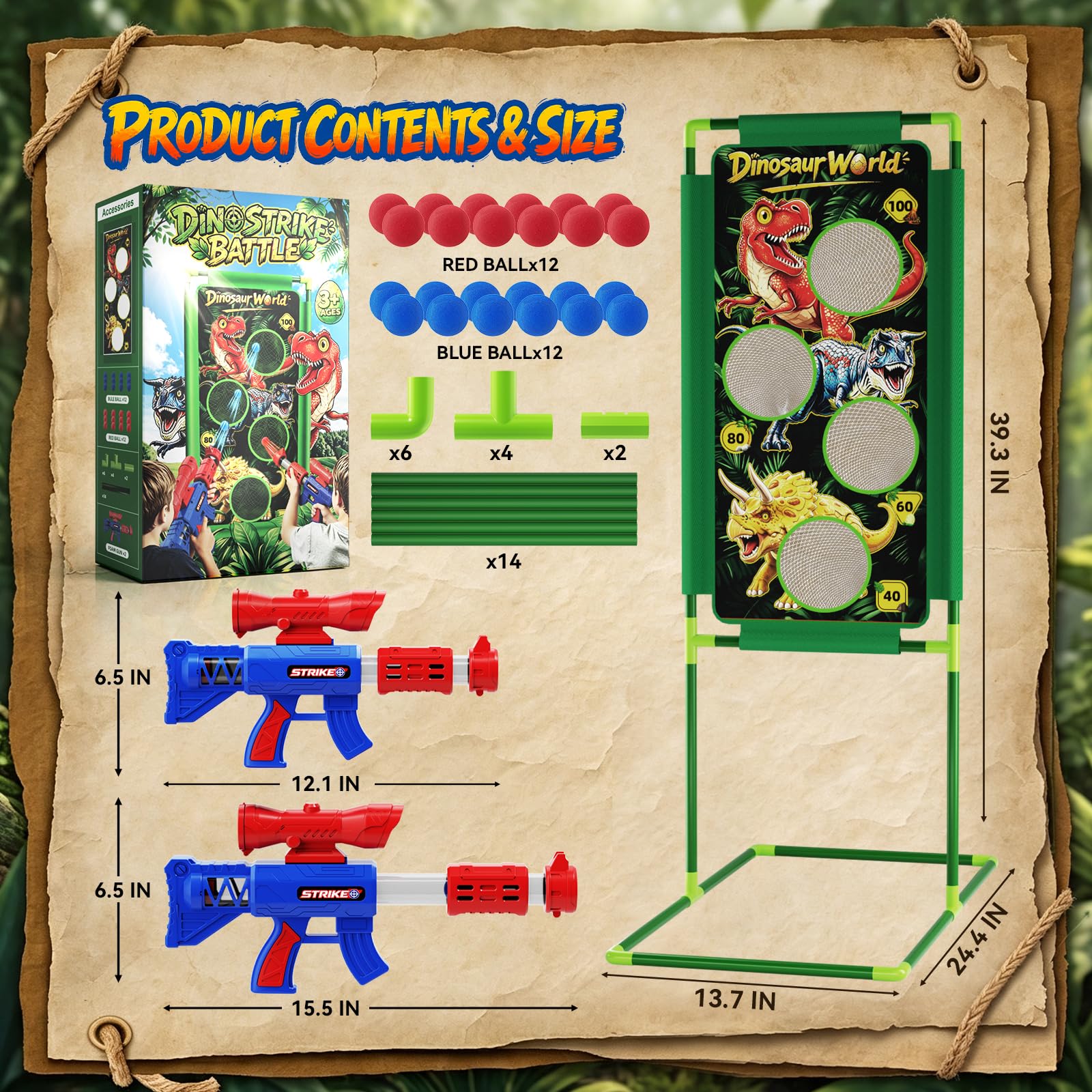 Dinosaur Shooting Game Toys for Kids -5