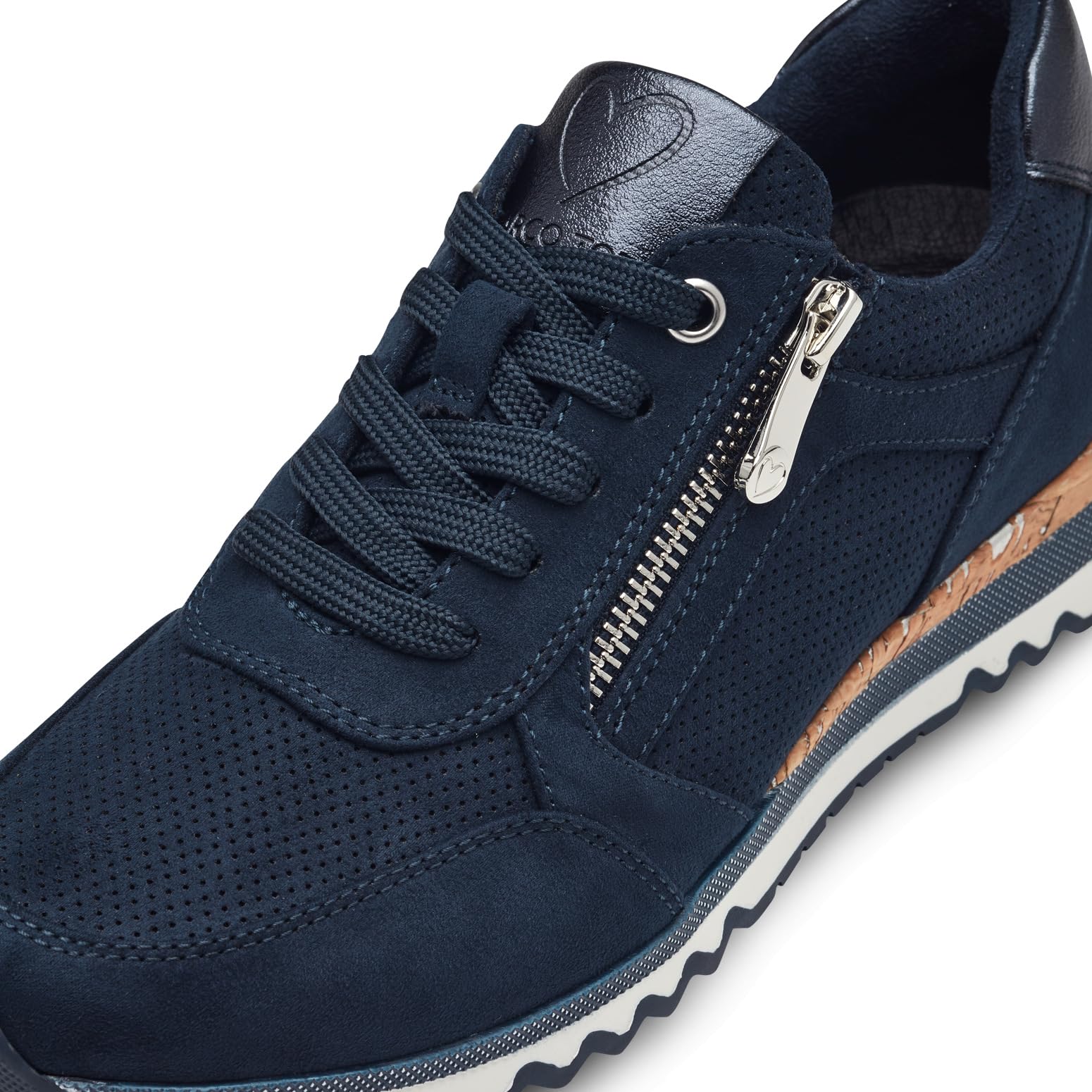Marco Tozzi Baskets Femme Semelle intérieure Feel Me Amovible Douce Doublure Douce Vegan Moderne