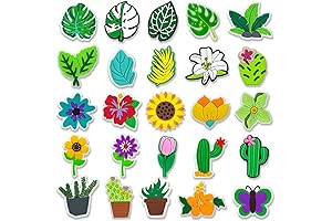 25 Pcs Cottagecore Croc Charms to Spice up Your Footwear