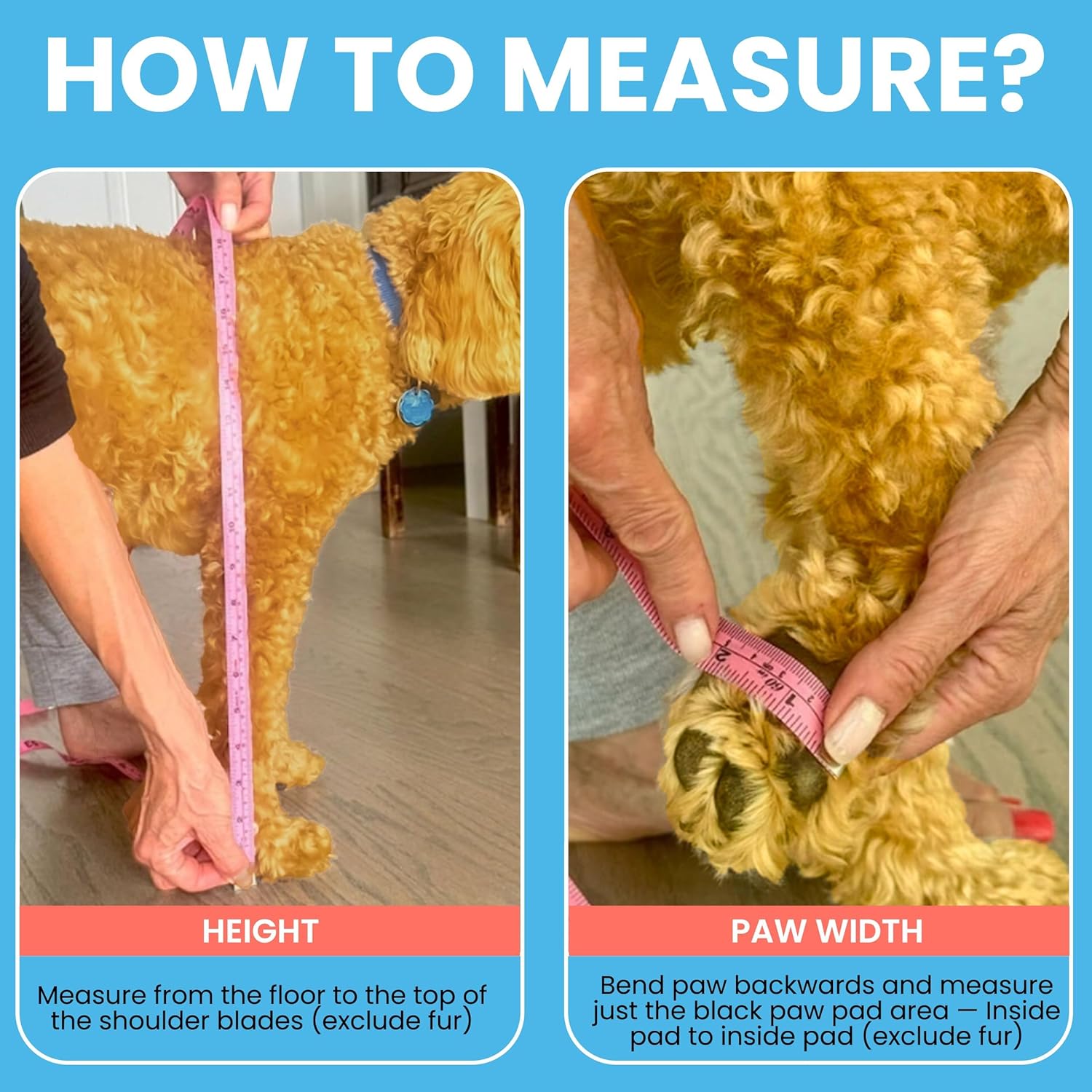 Walkee Paws Easy-On Dog Boots + Leggings & Chest Strap - Waterproof Dog Booties for Small to Medium Sized Dogs, Dog Rain Boots, Dog Boots for Hot Pavement Protection (Medium, Beige Plaid)