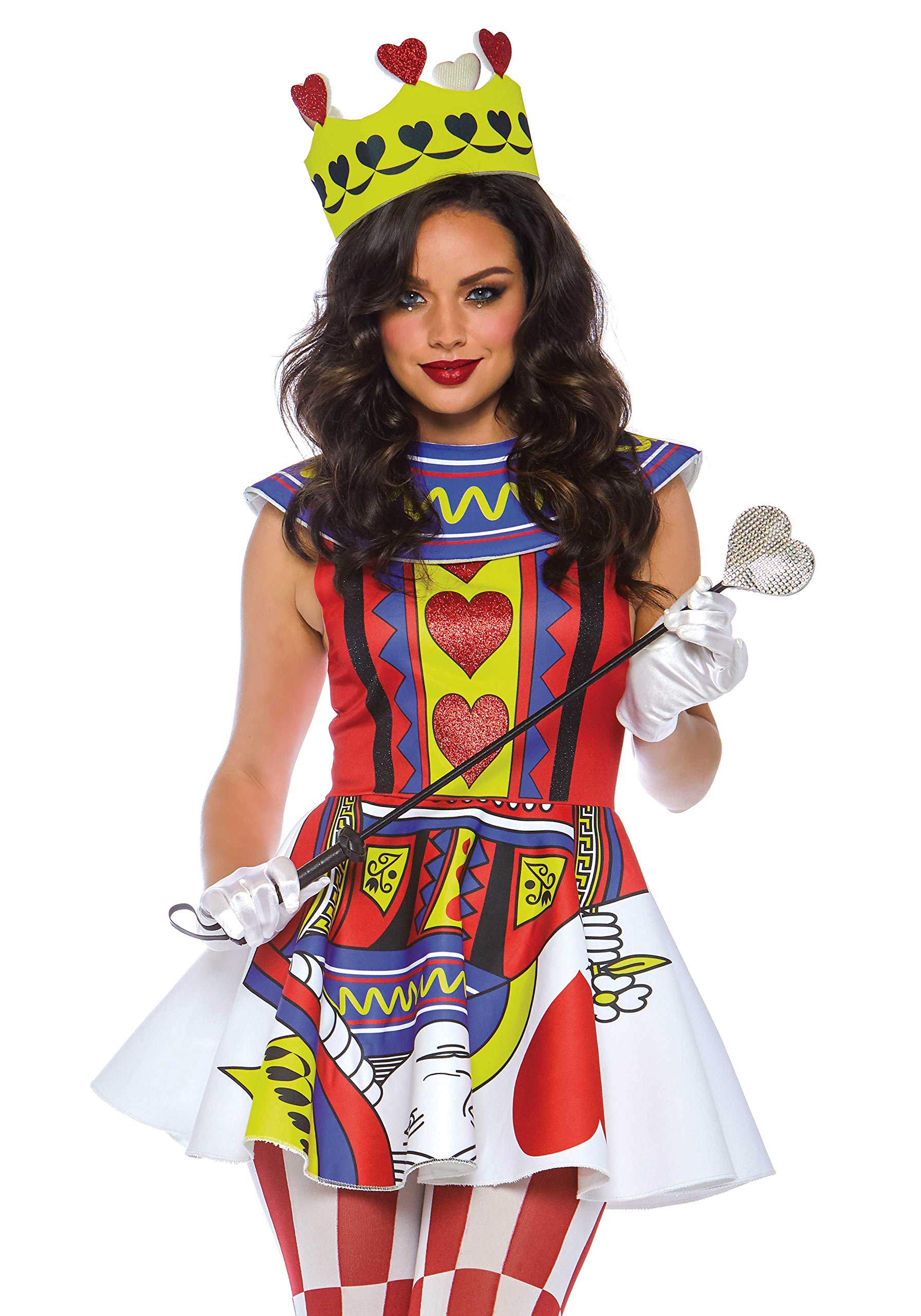 Leg Avenue Women's 3 Pc Card Queen Costume