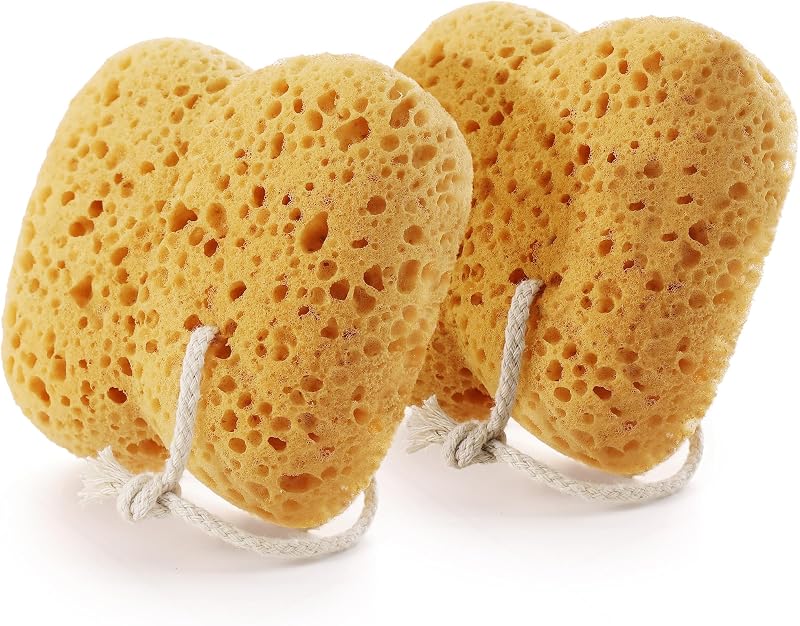 Esponja de banho esfoliante Azymi – Pacote com 2