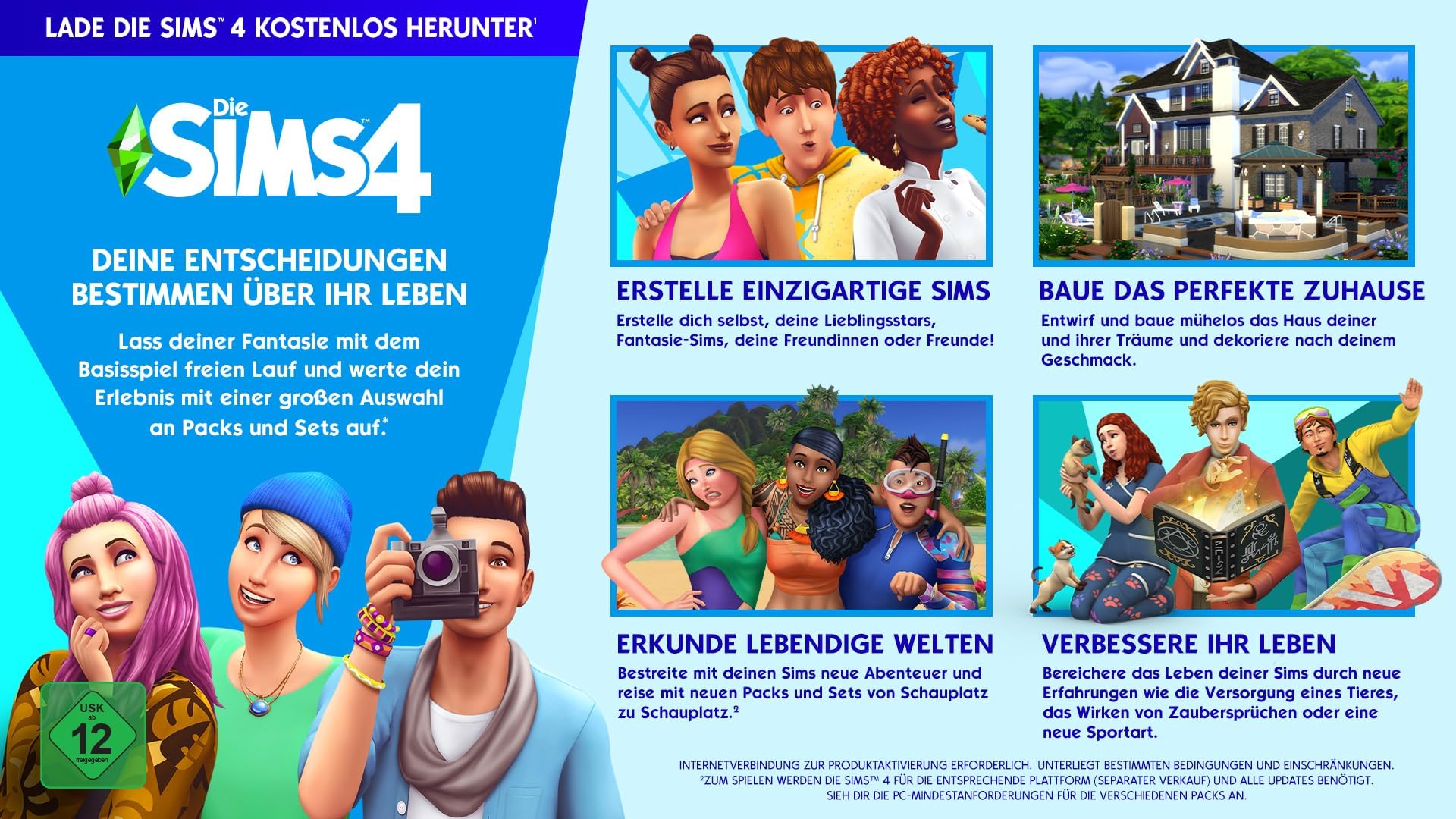 Die Sims 4 Verliebt-Erweiterungspack (EP 16) PCWin | Download Code EA App - Origin | Deutsch