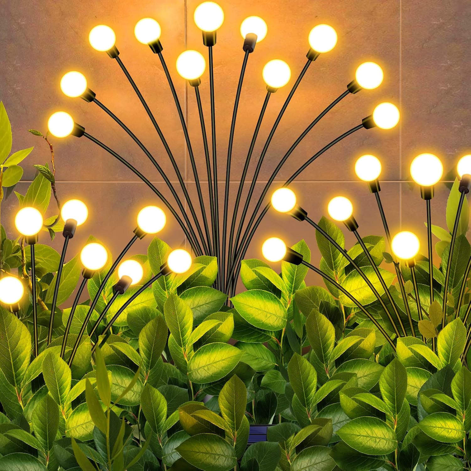 TomCare Solar Lights Outdoor Waterproof Decorative Solar Garden Lights Outside Lights LED Pathway Lighting for Patio Garden Backyard