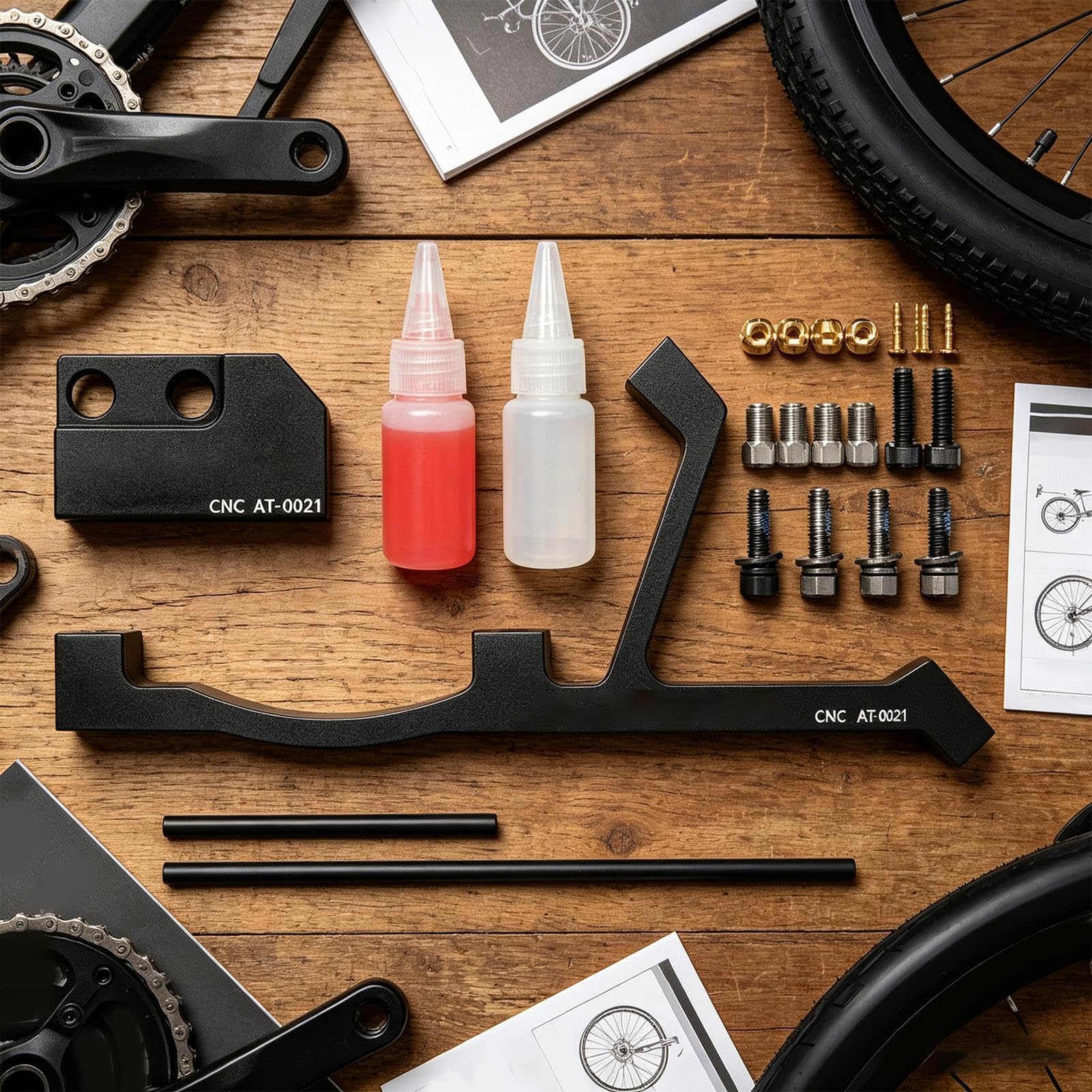 Ensemble de freins à disque en d'aluminium pour vélo