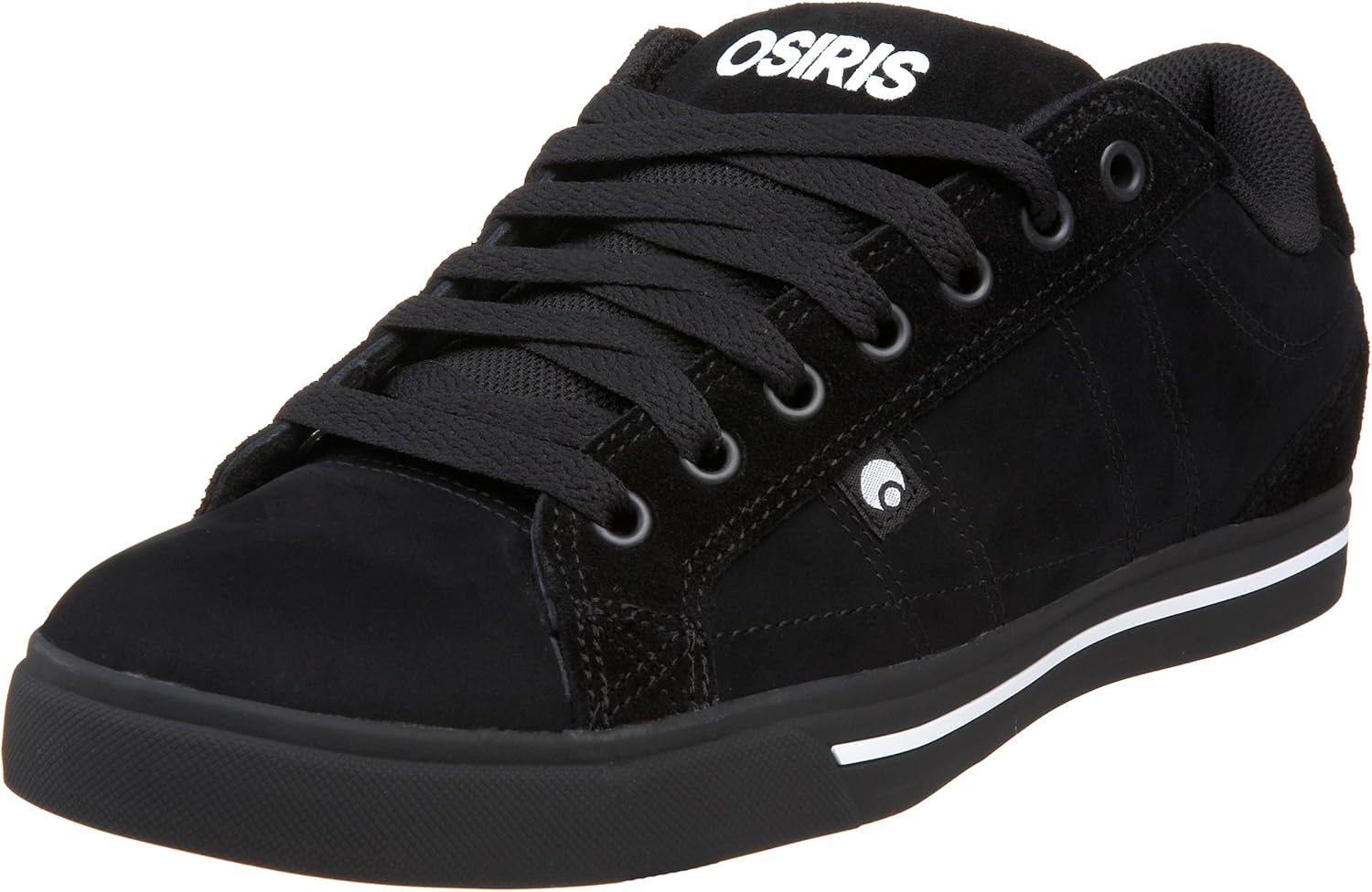 Osiris Men's Diablo Skate Shoe,Black/Black/White,6 M