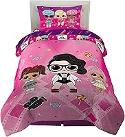 Vista 46 de Franco Bratz Fashion Bedding - Juego de edredón y sábanas súper suaves de 7 piezas con funda, tamaño Queen, (producto 100% oficial)